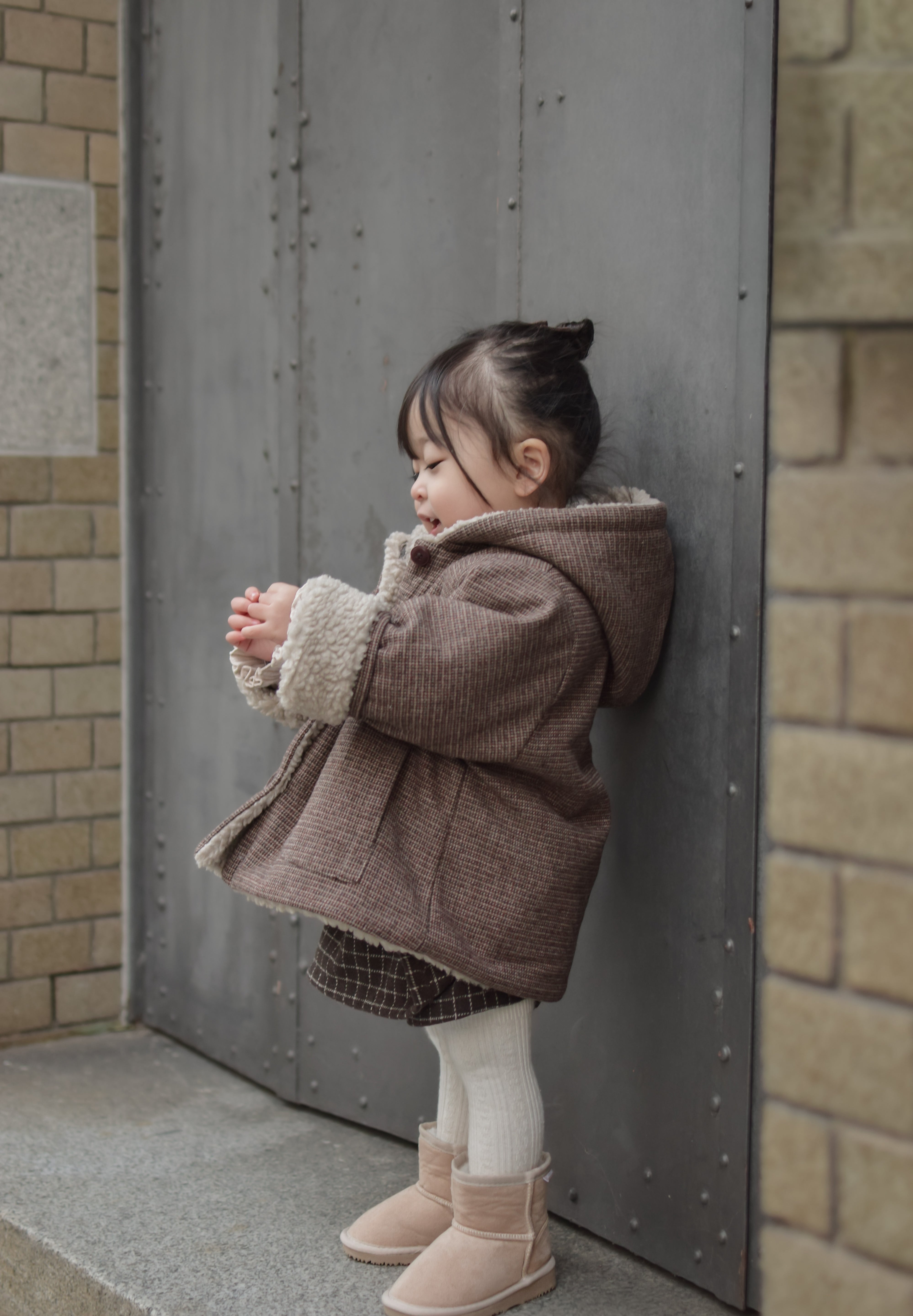 *Noeul.made* Brownie hood jumper