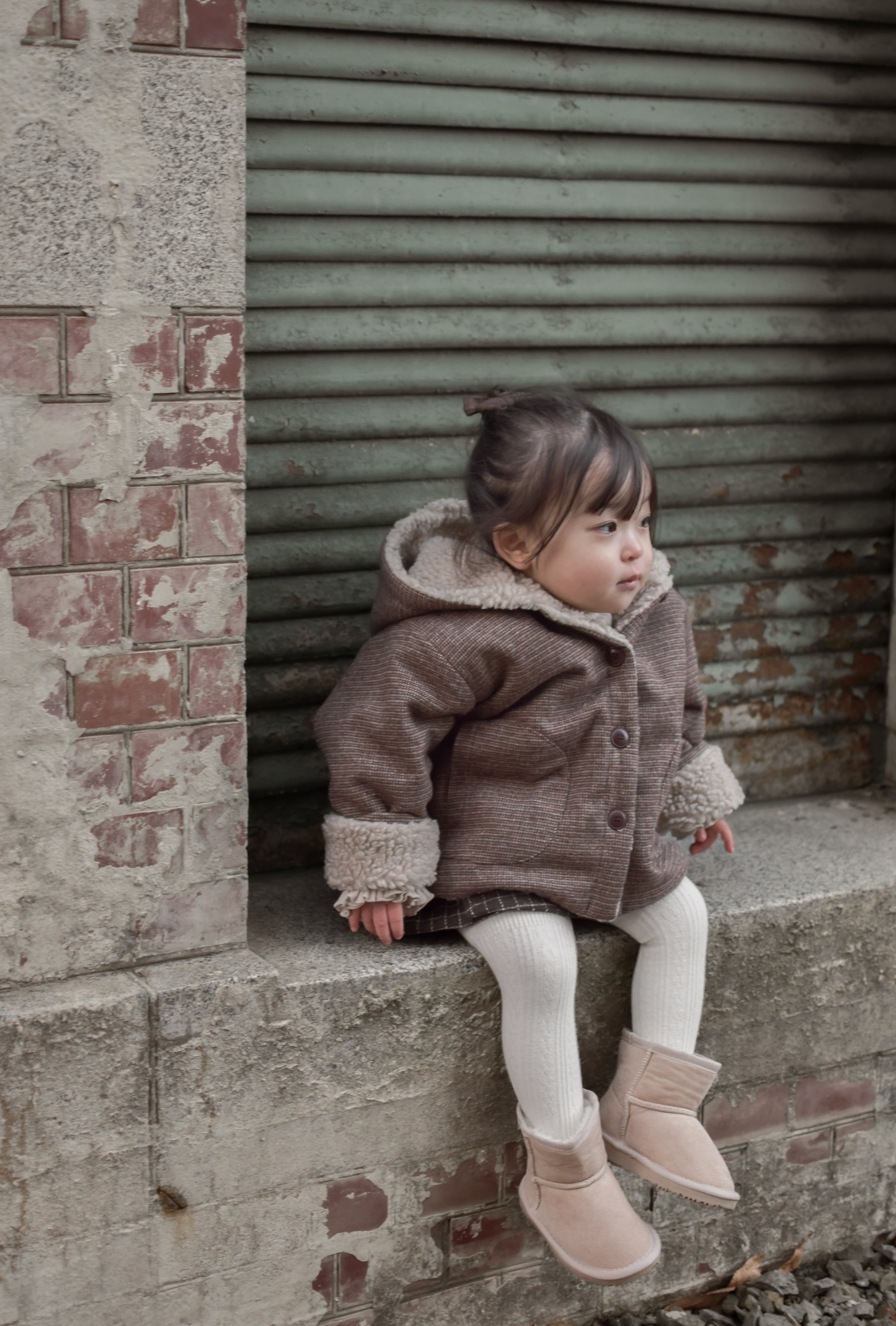 *Noeul.made* Brownie hood jumper