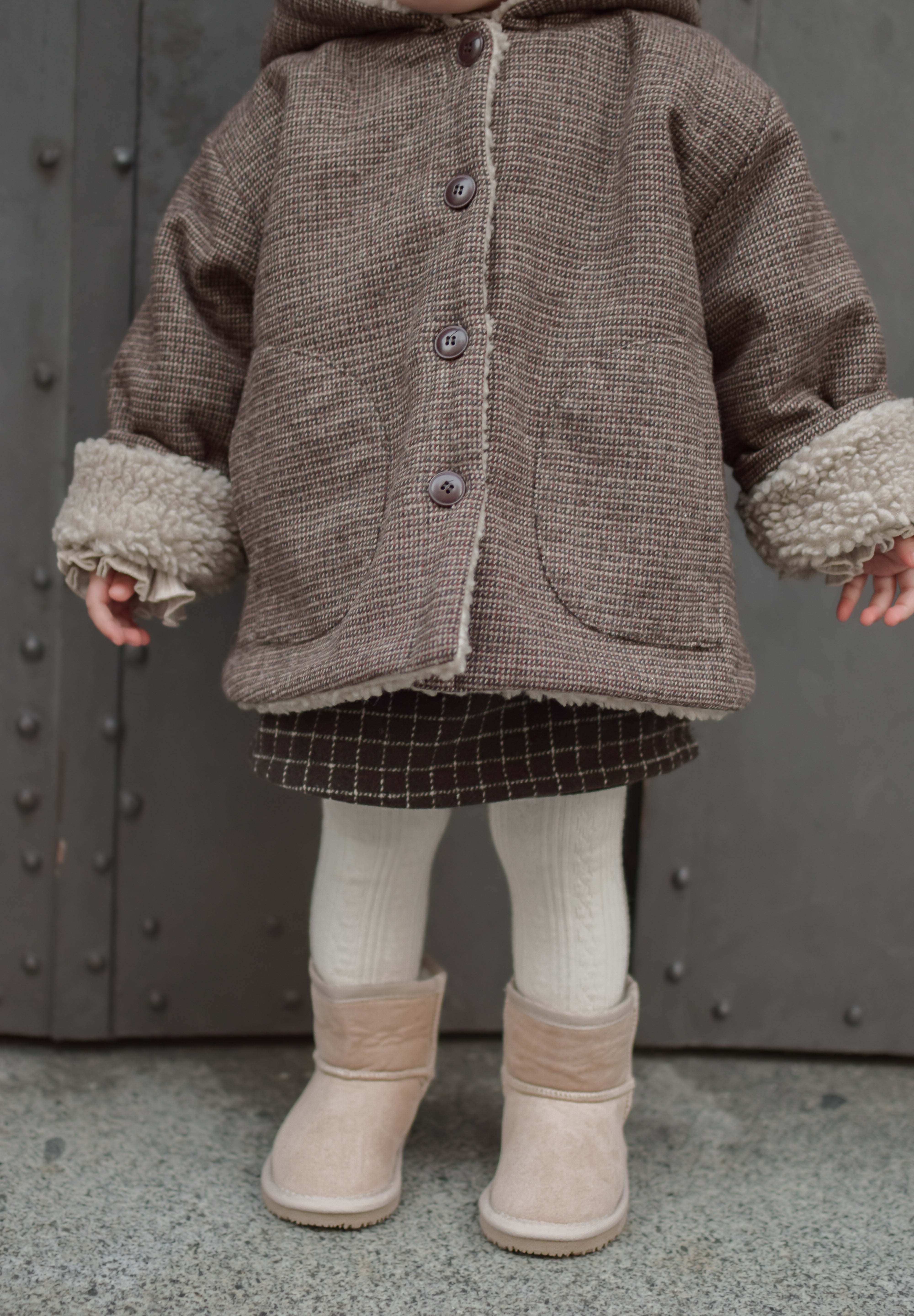 *Noeul.made* Brownie hood jumper