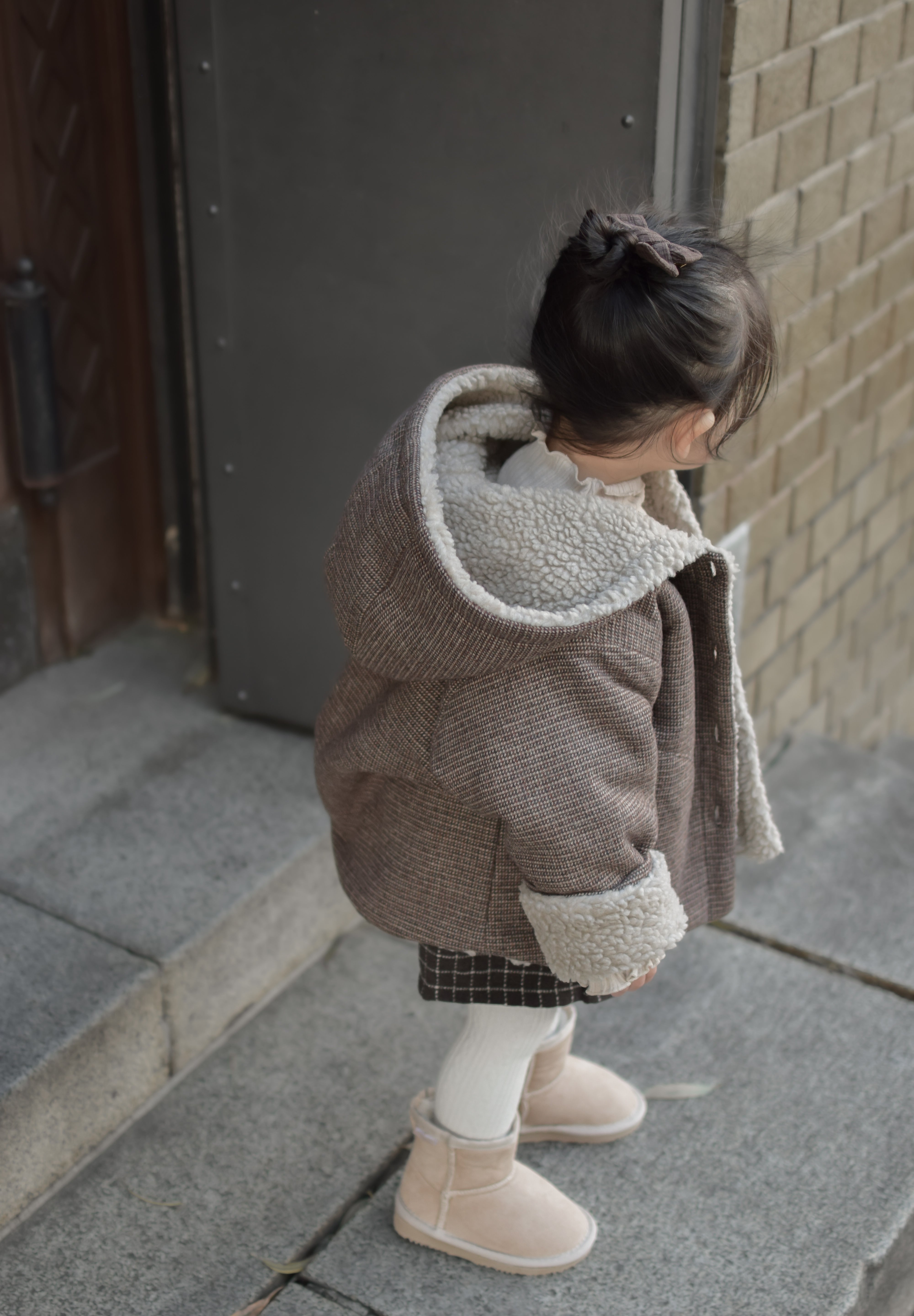 *Noeul.made* Brownie hood jumper