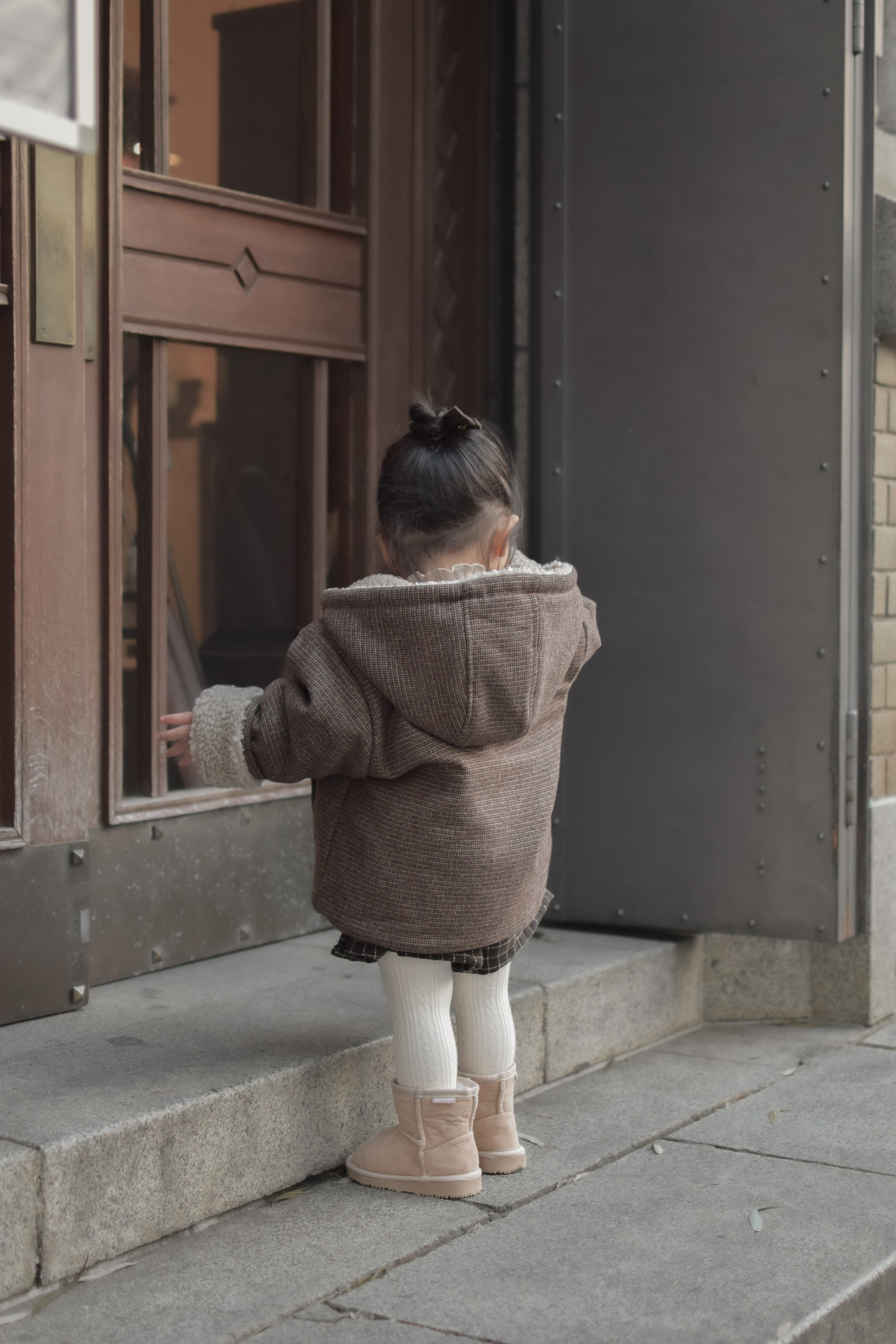 *Noeul.made* Brownie hood jumper