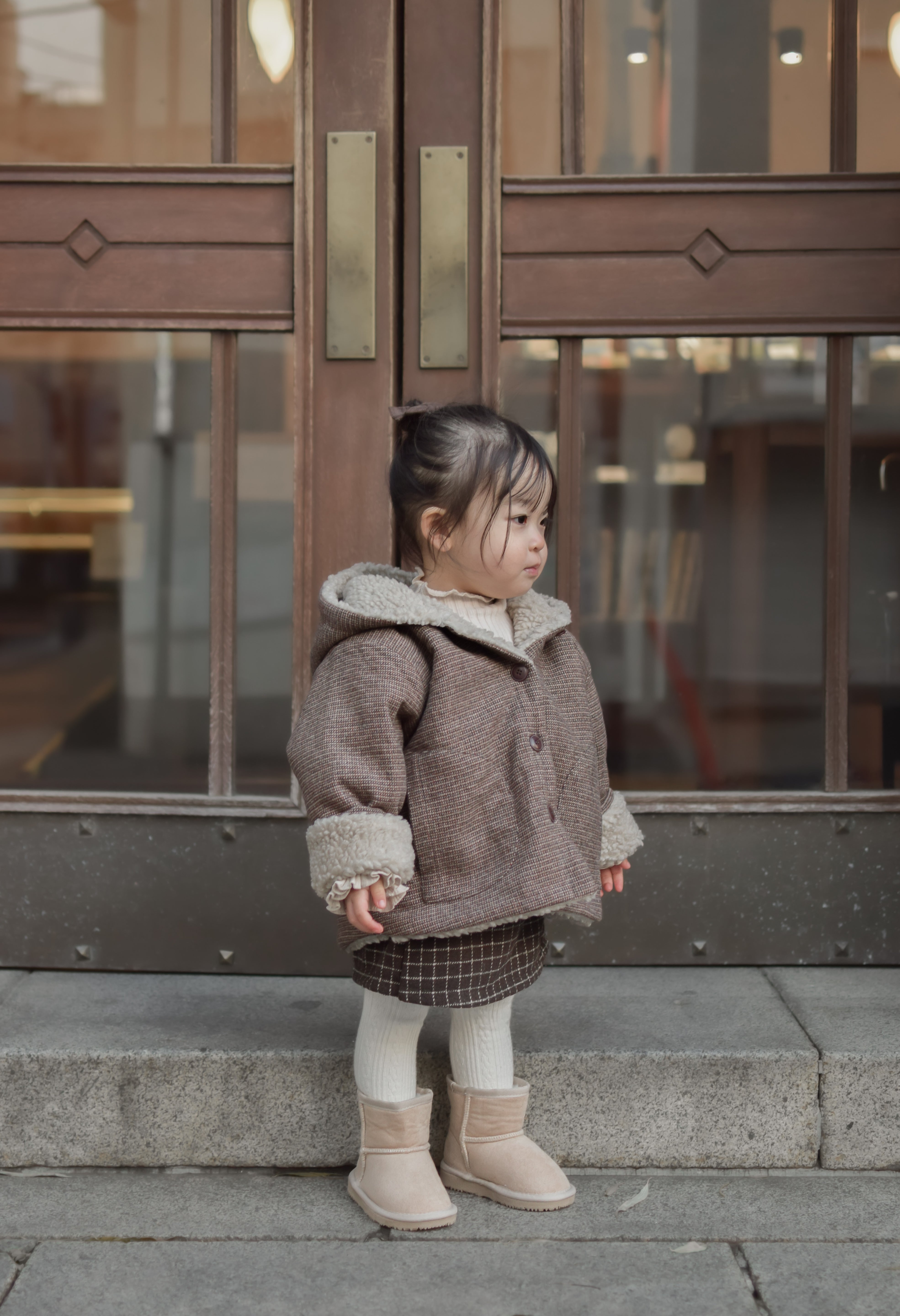 *Noeul.made* Brownie hood jumper