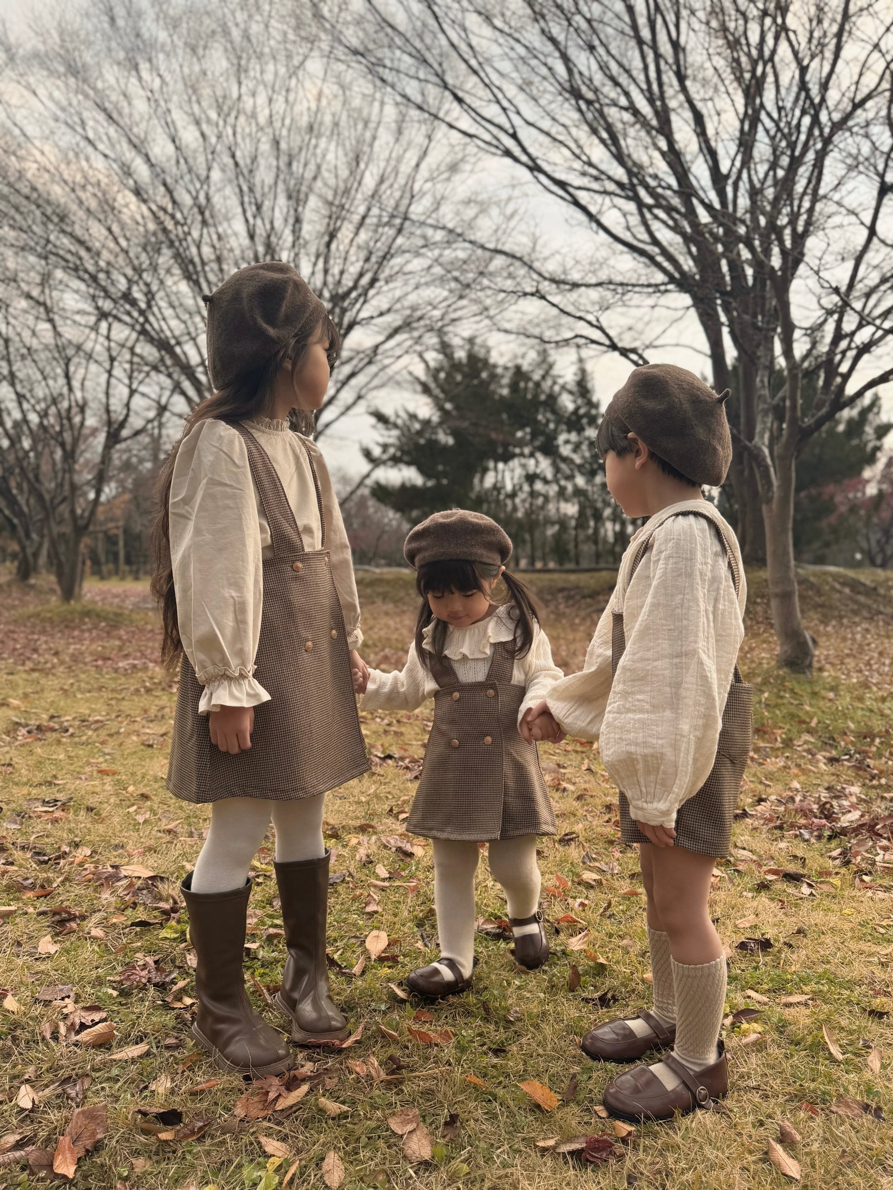 ［monbebe × Noeul.］Opeliére short salopette