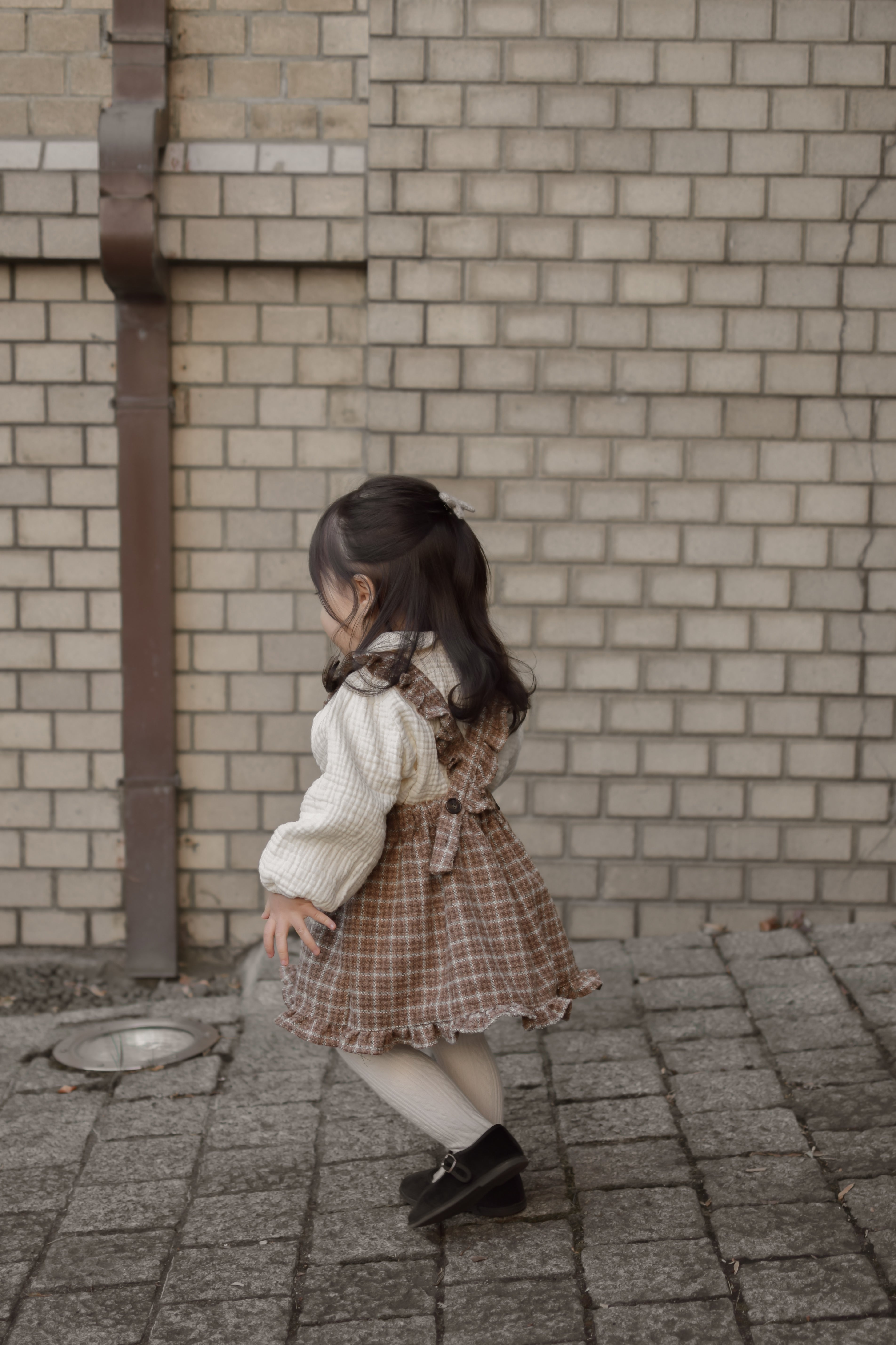 Boucle apron one-piece