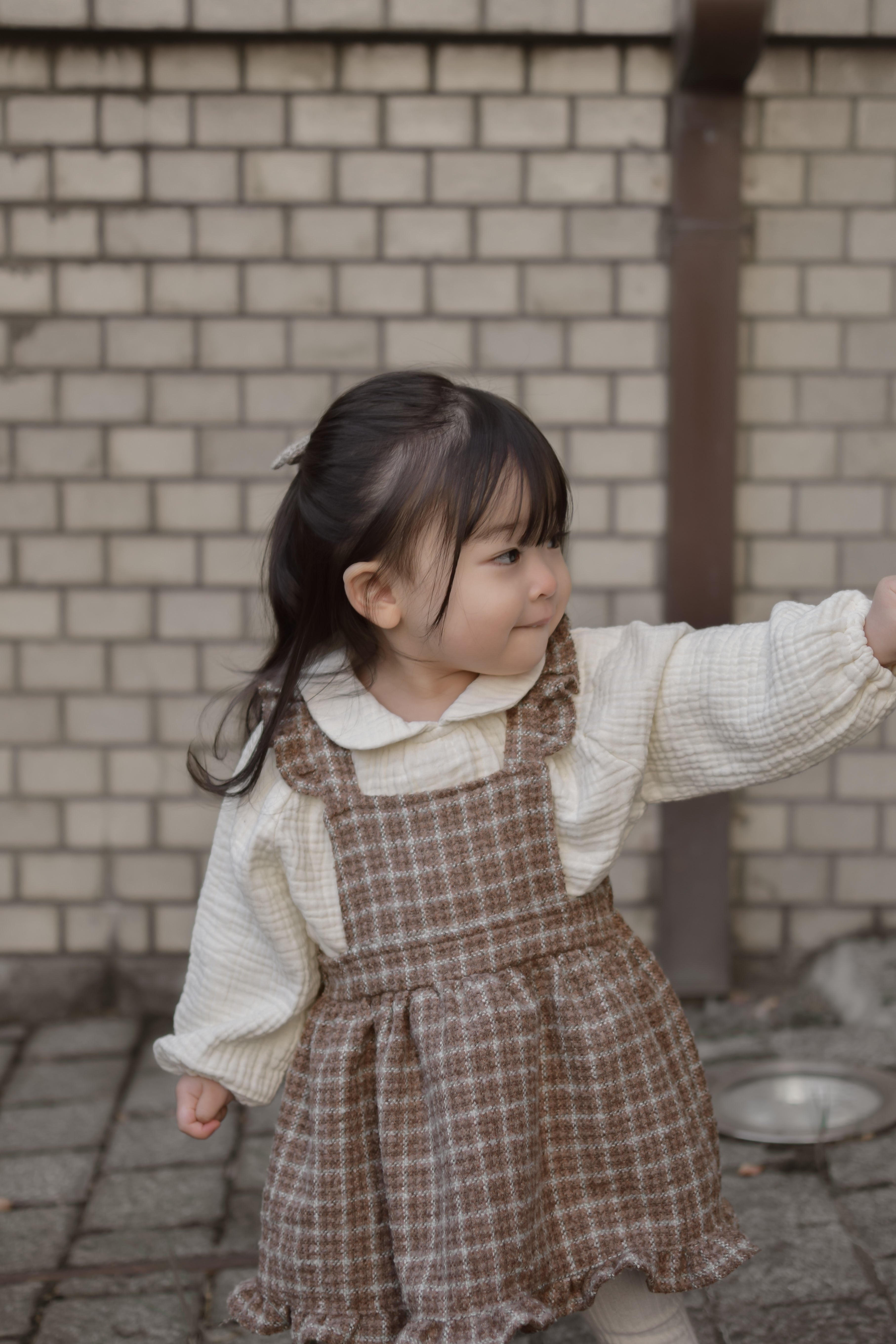 Boucle apron one-piece