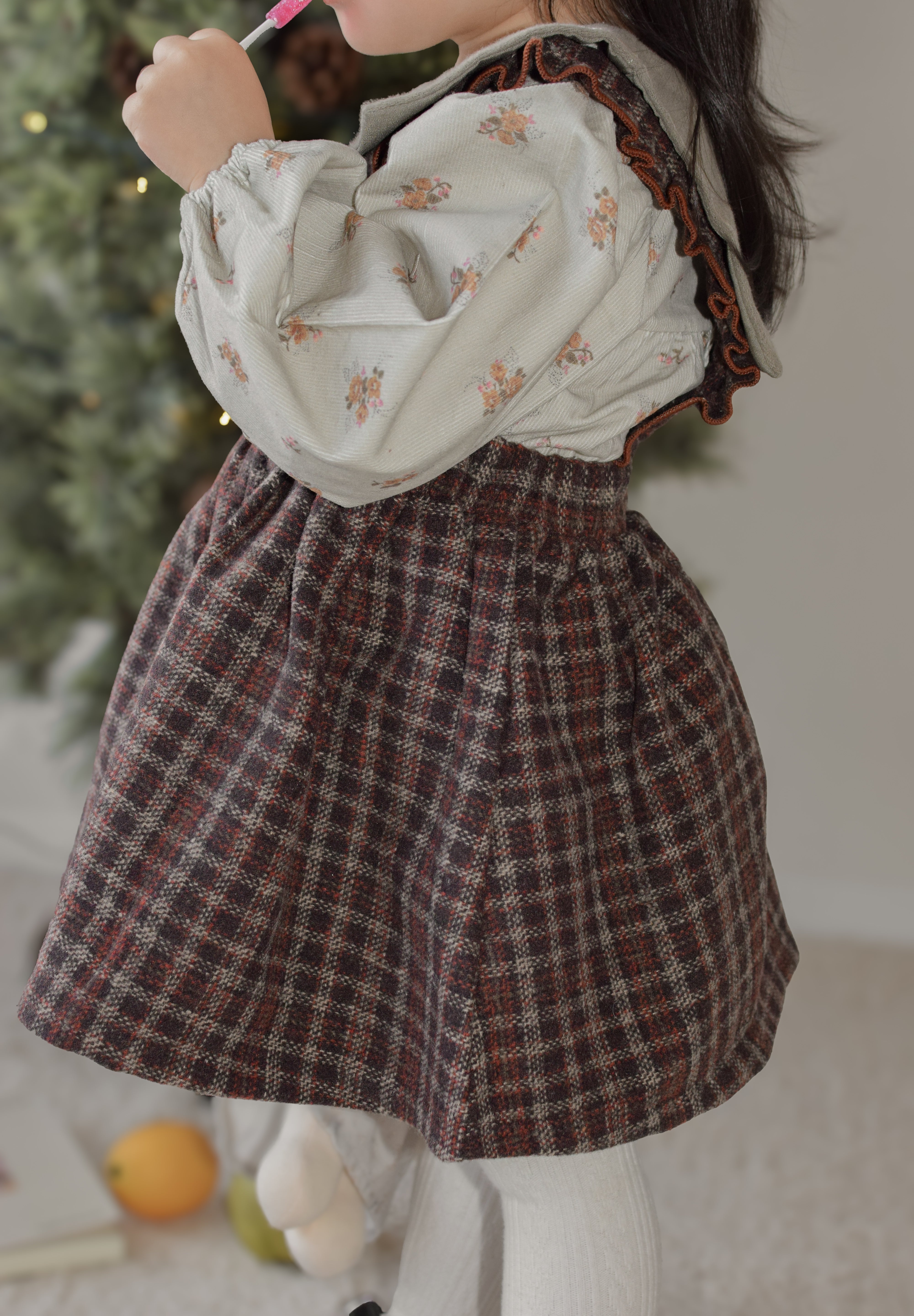 Sage frill one-piece