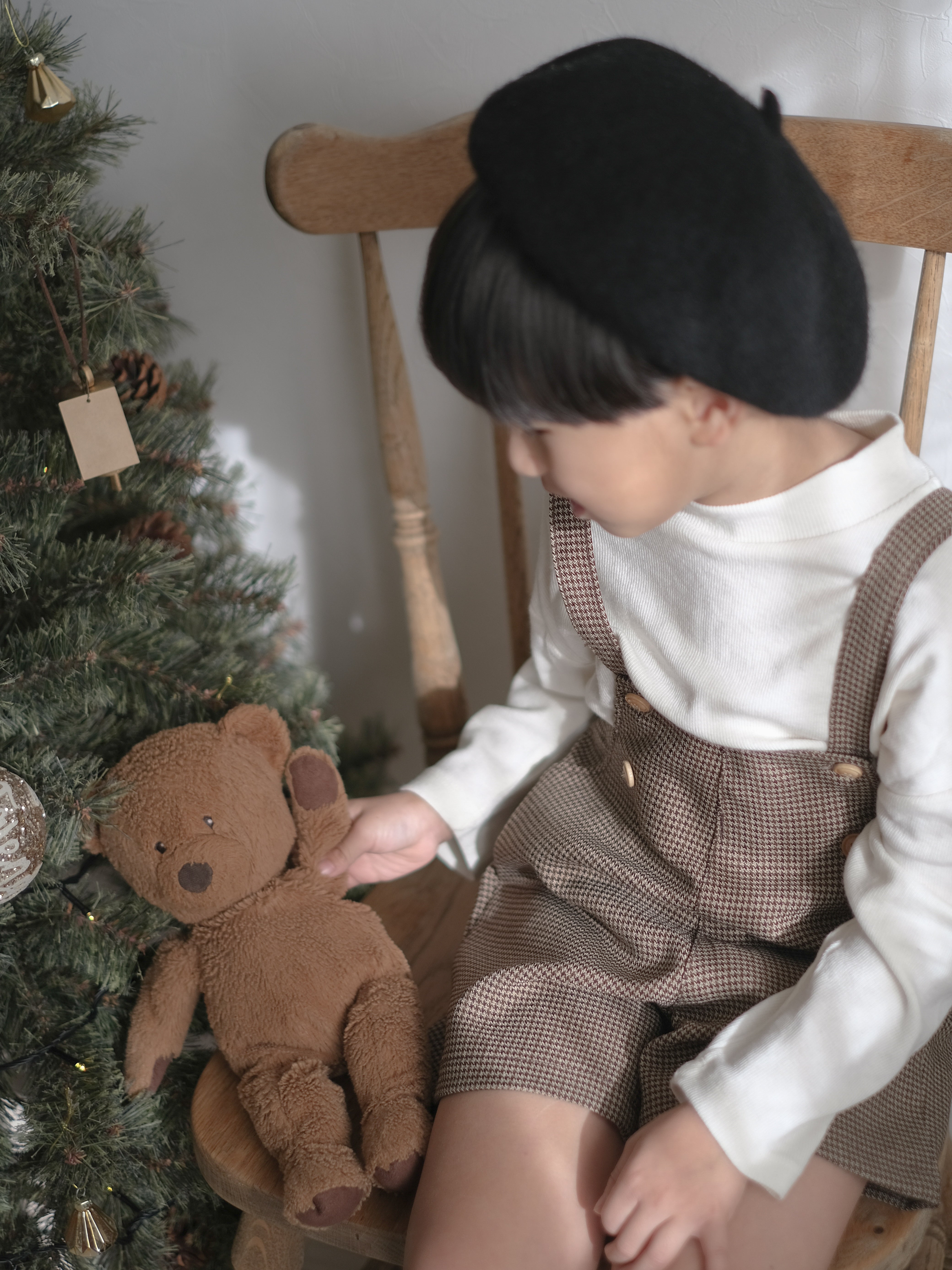 ［monbebe × Noeul.］Opeliére short salopette