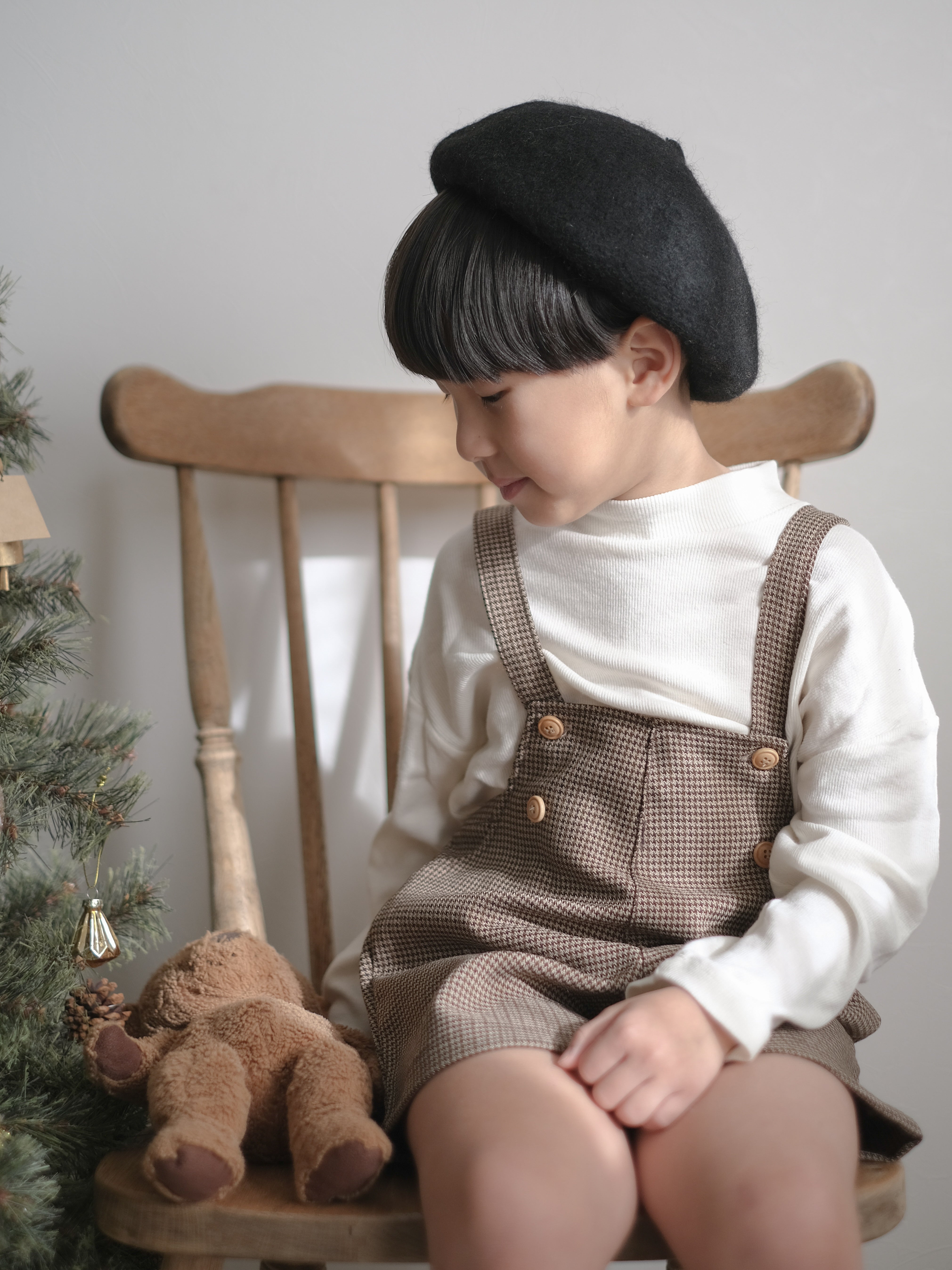［monbebe × Noeul.］Opeliére short salopette