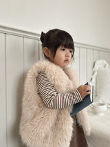 Soft stripe half neck tops (baby & kids)