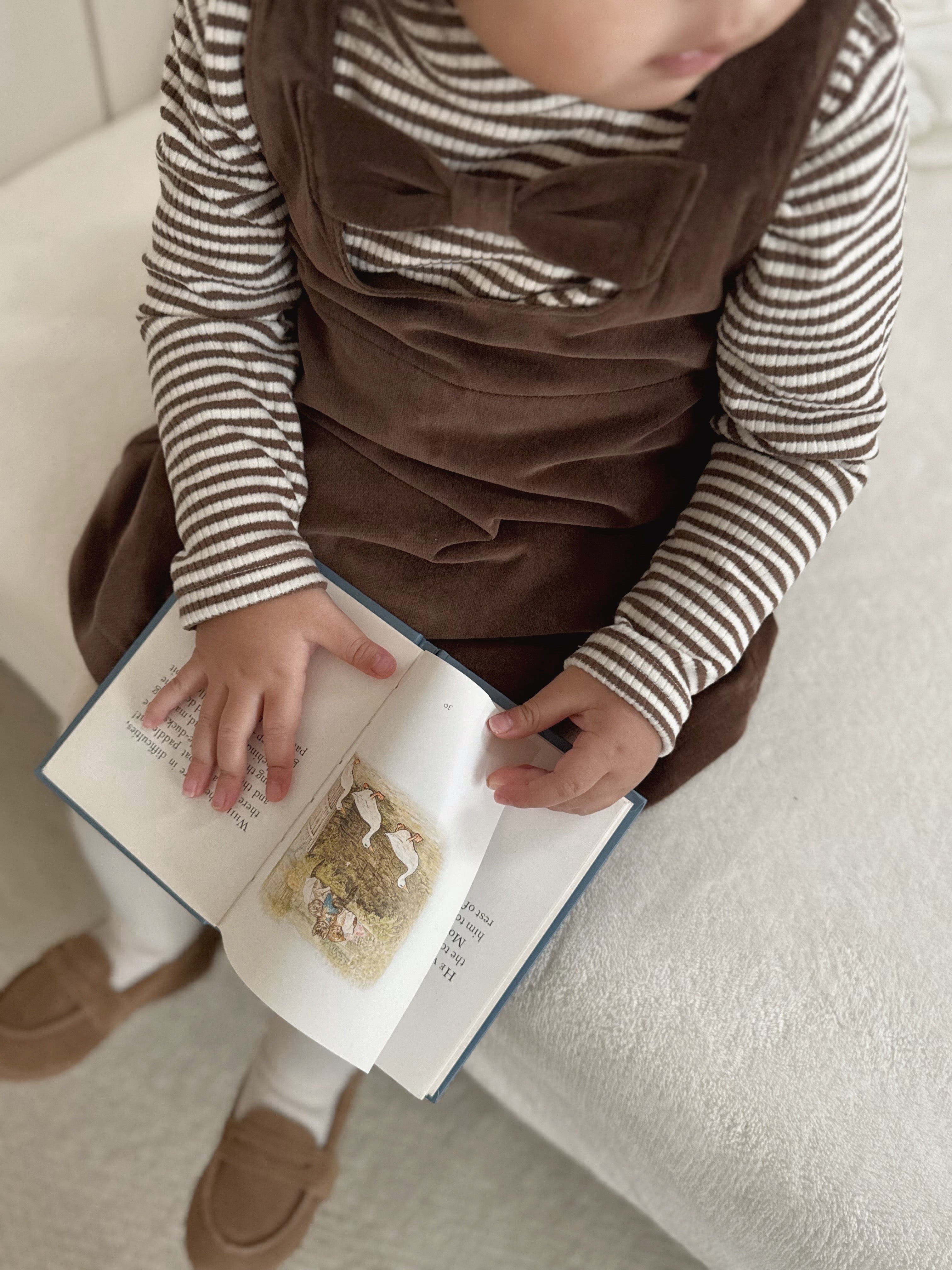 Soft stripe half neck tops (baby & kids)