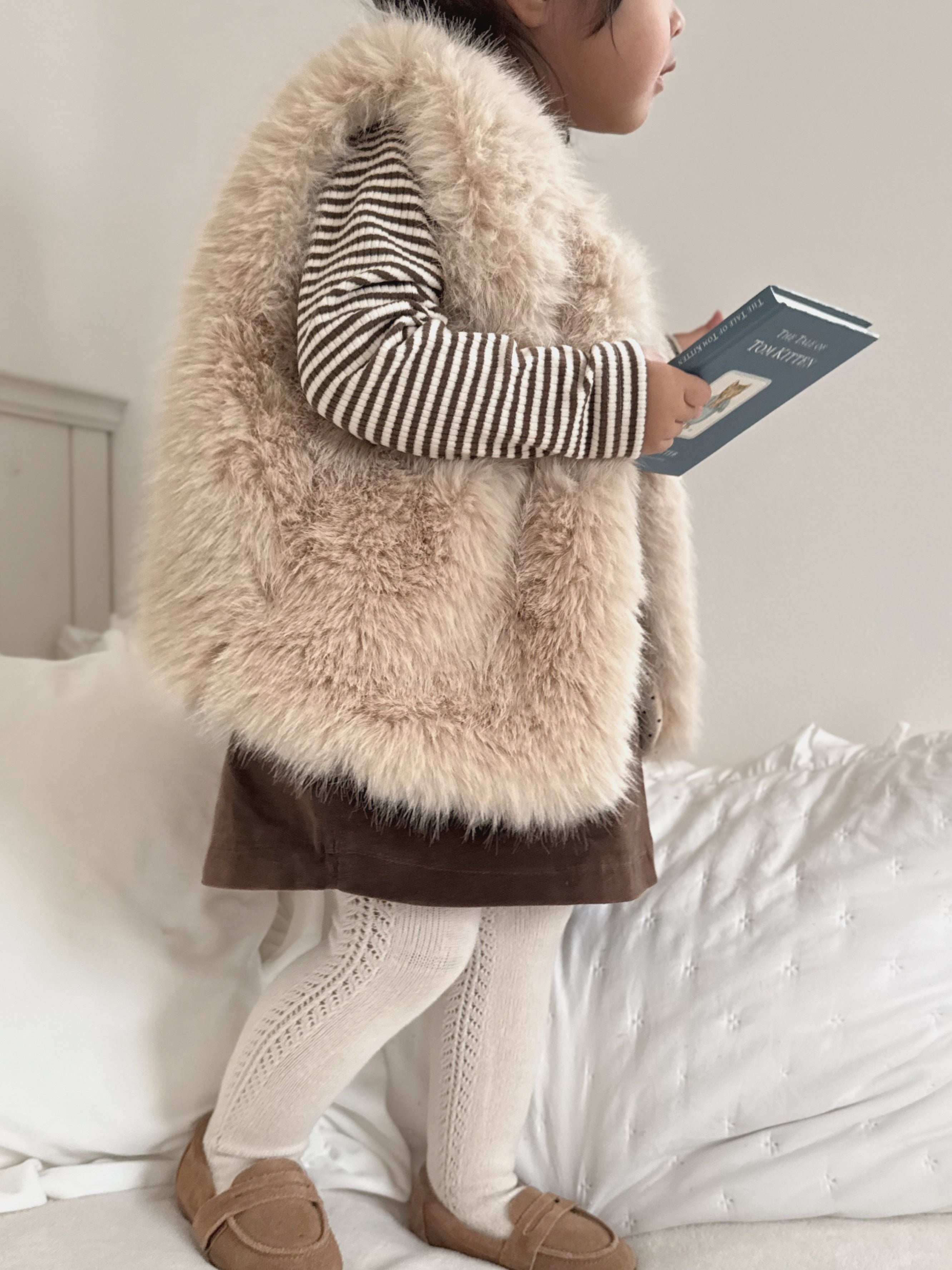 Soft stripe half neck tops (baby & kids)