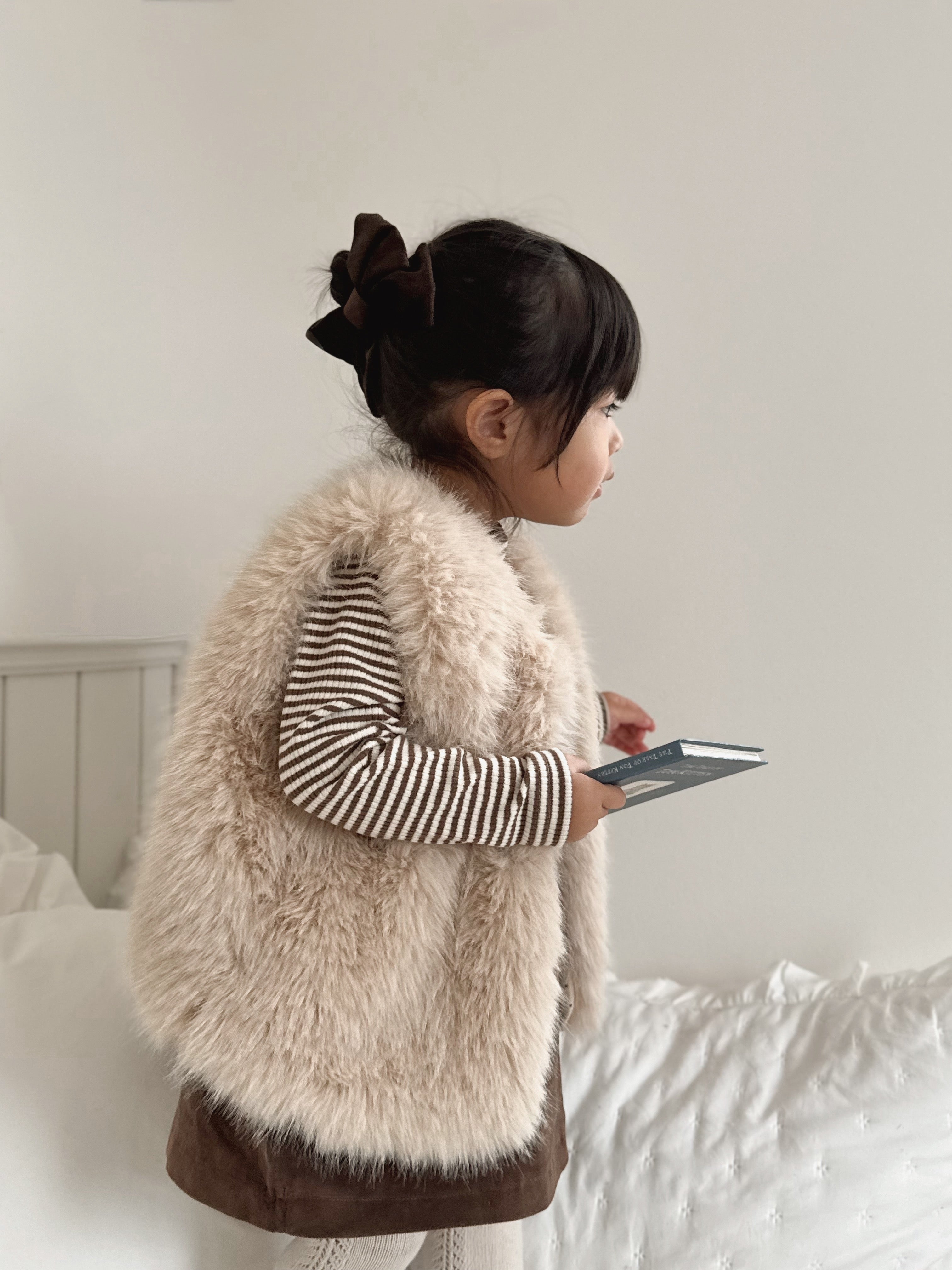 Soft stripe half neck tops (baby & kids)