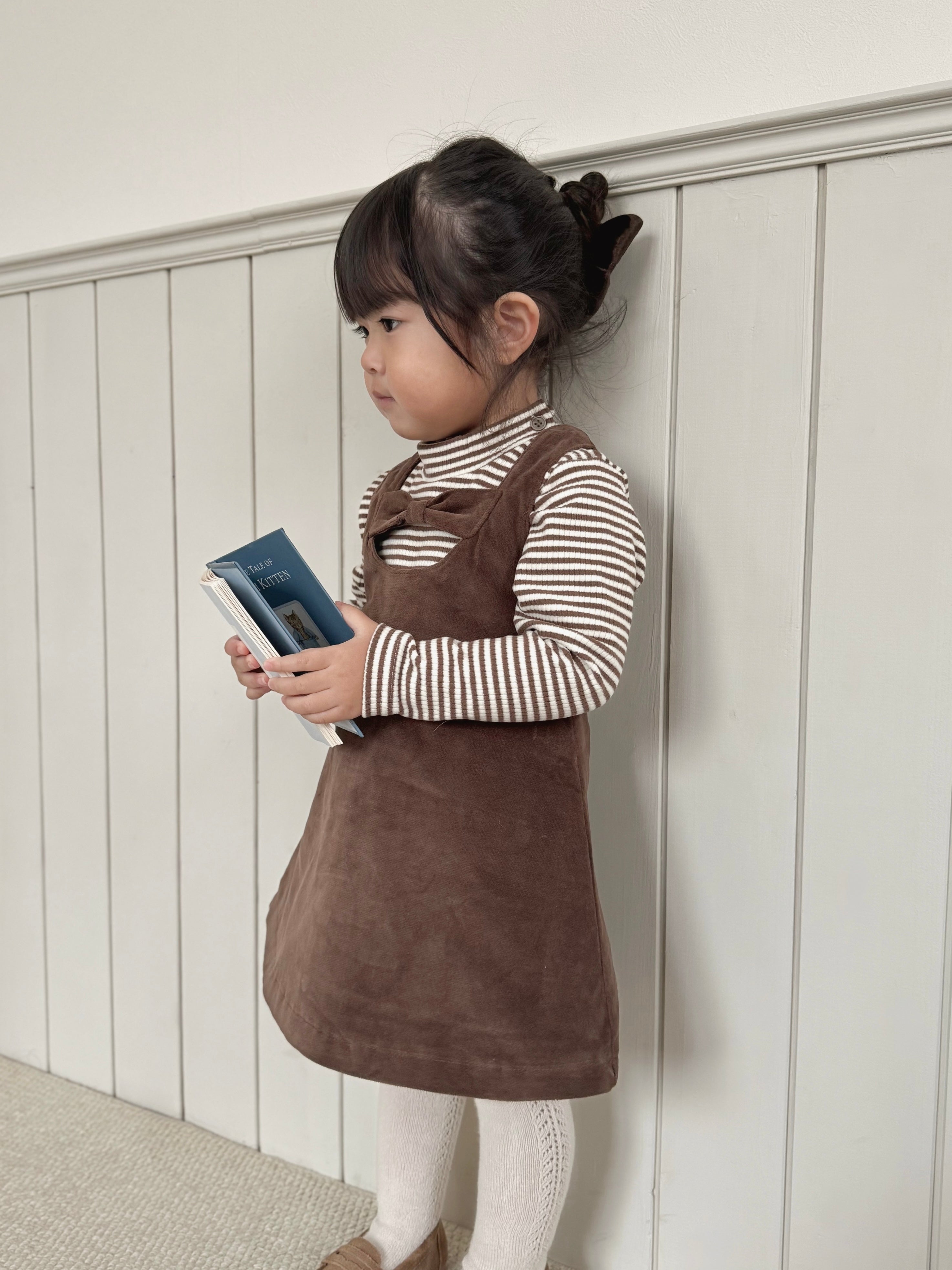 Soft stripe half neck tops (baby & kids)