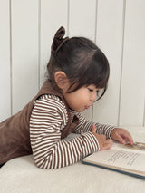 Soft stripe half neck tops (baby & kids)