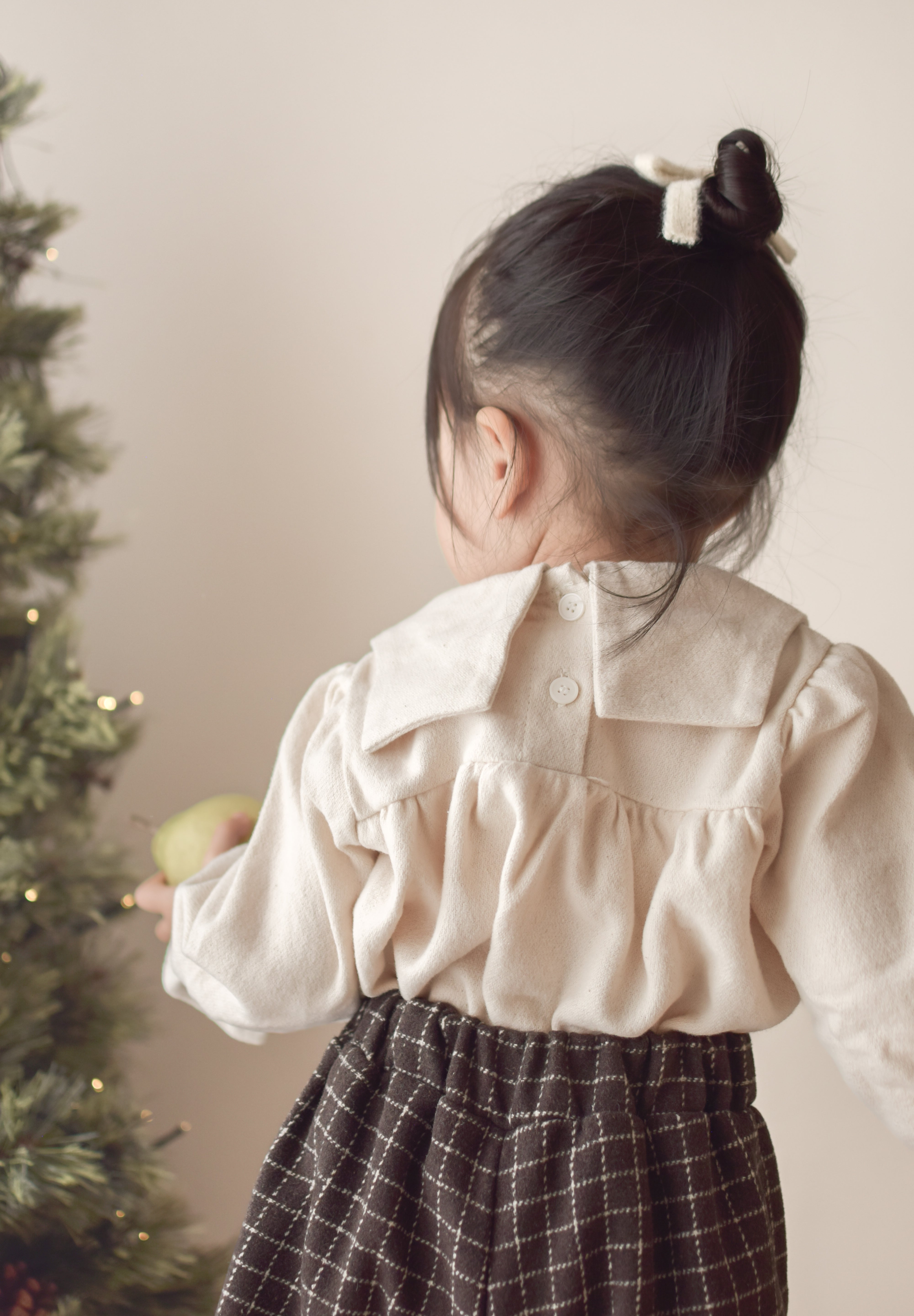 Miel check culotte pants