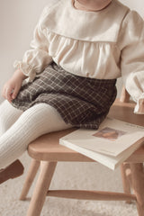 Miel check culotte pants