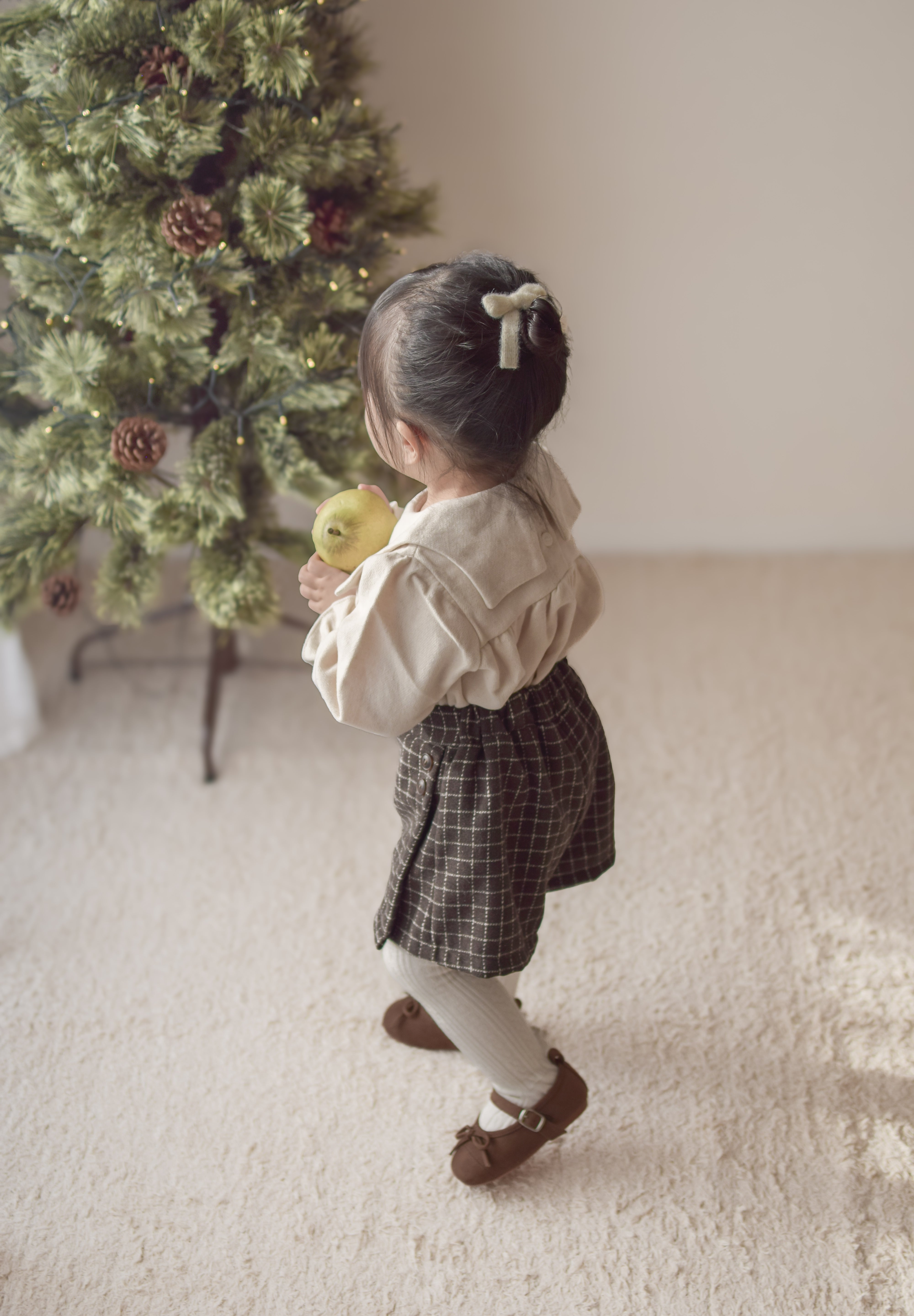 Miel check culotte pants