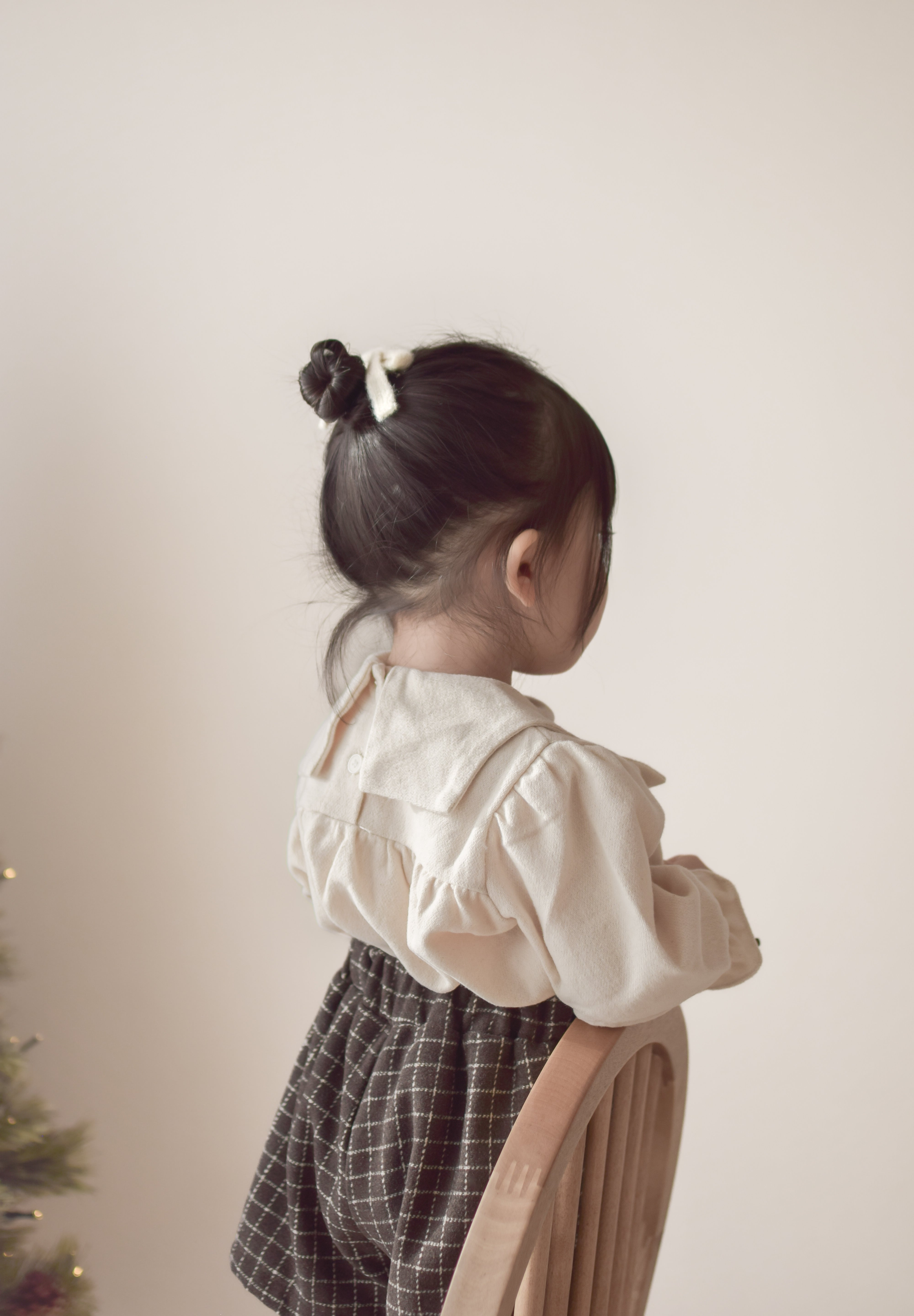 Miel check culotte pants