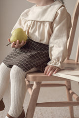 Miel check culotte pants