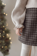 Miel check culotte pants