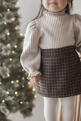 Miel check culotte pants