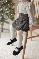 Miel check culotte pants