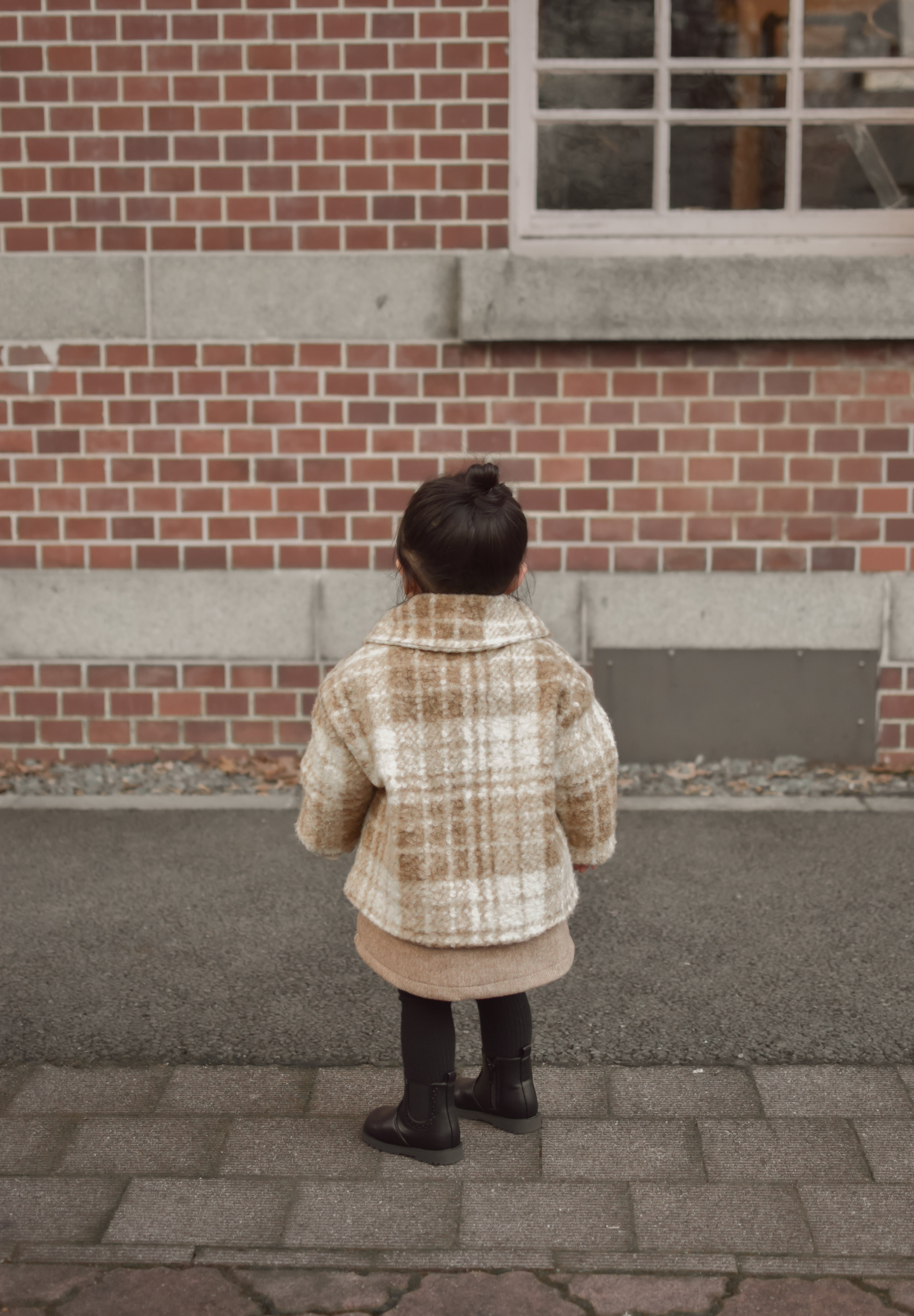 Financier check jacket