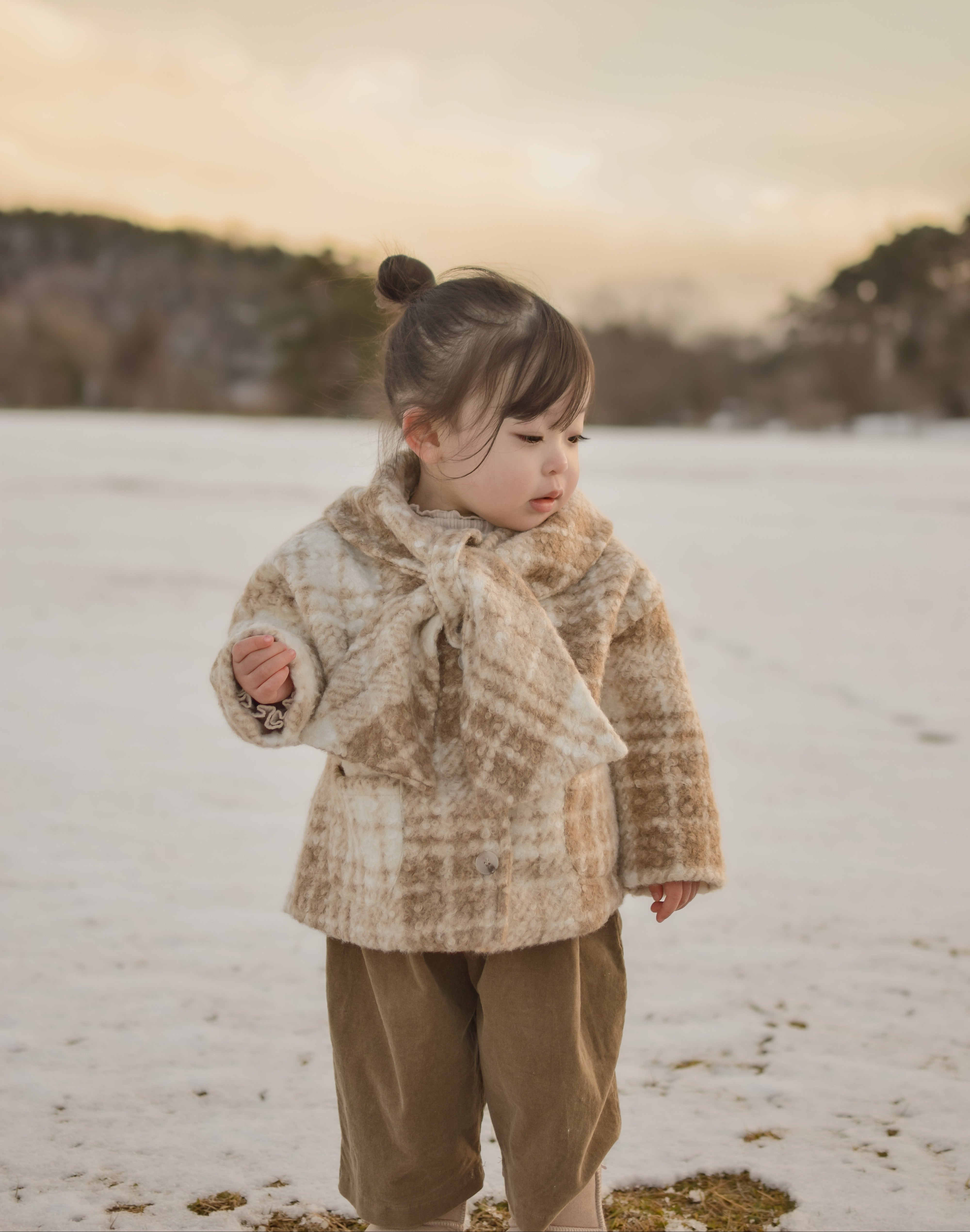 Financier check jacket