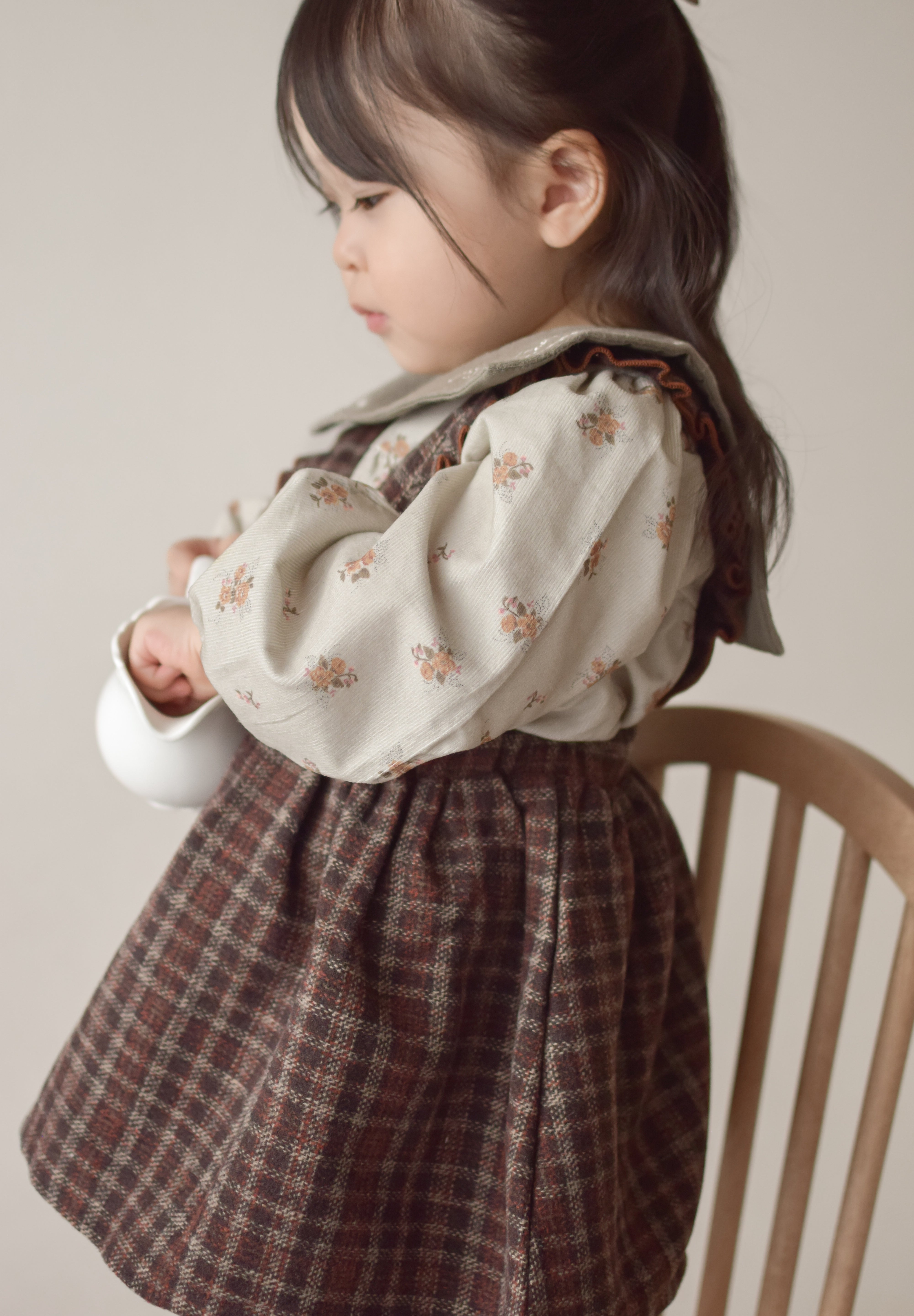 Sage frill one-piece