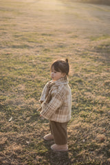 Financier check jacket