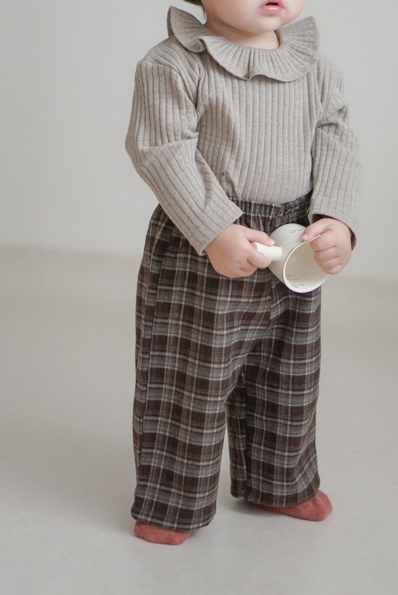 Latte check pants