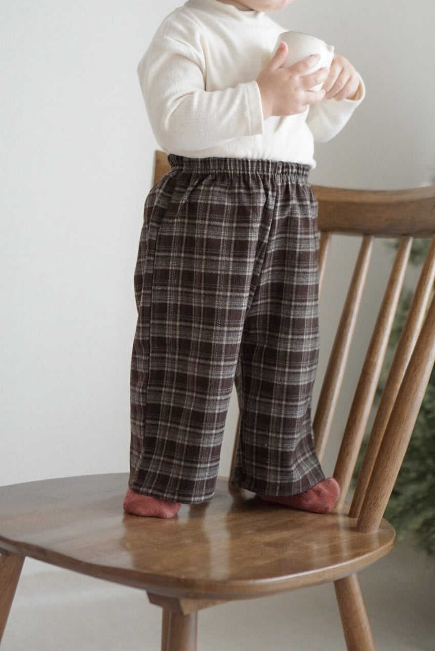 Latte check pants