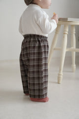 Latte check pants