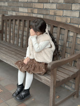 Betty fur ribbon vest