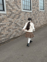 Betty fur ribbon vest