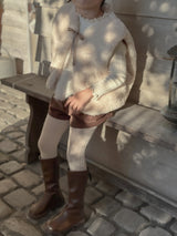 Betty fur ribbon vest