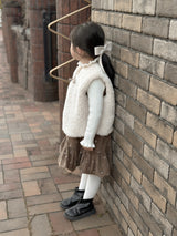 Betty fur ribbon vest