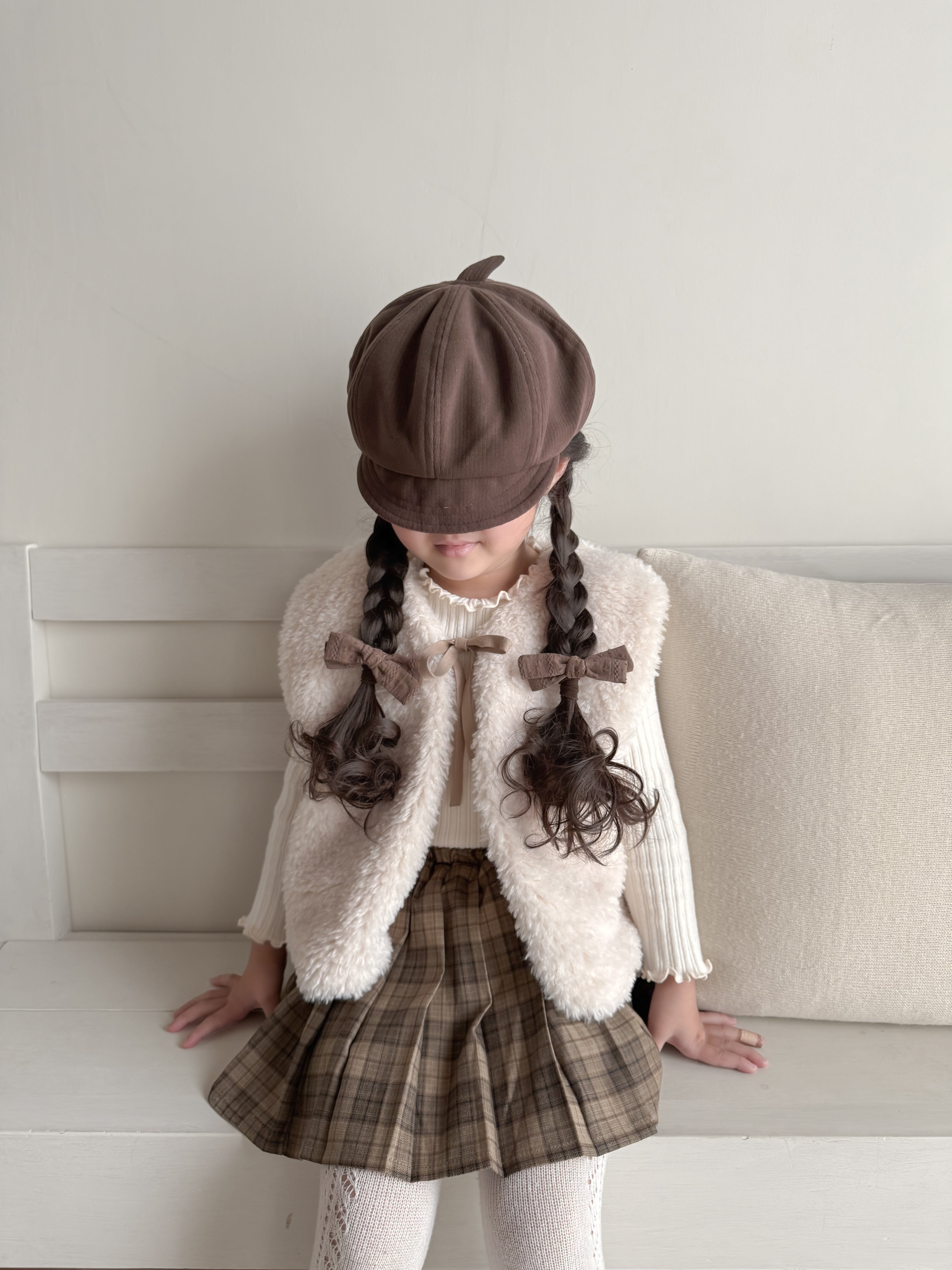 Betty fur ribbon vest