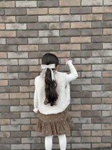 Betty fur ribbon vest