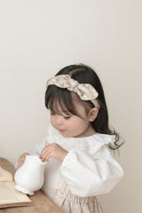 Ray lace collar blouse