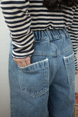 Laura lace denim pants