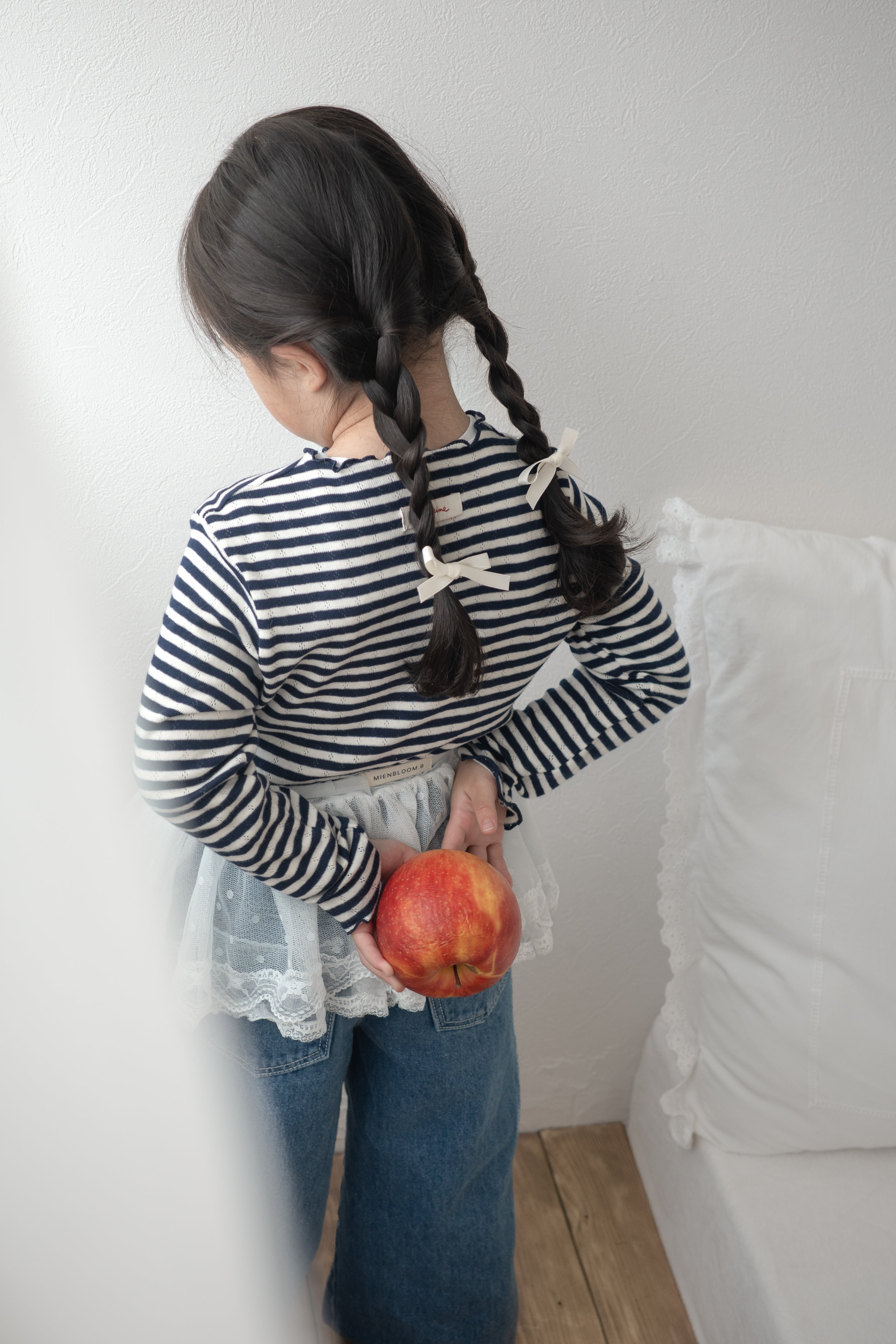 Laura lace denim pants