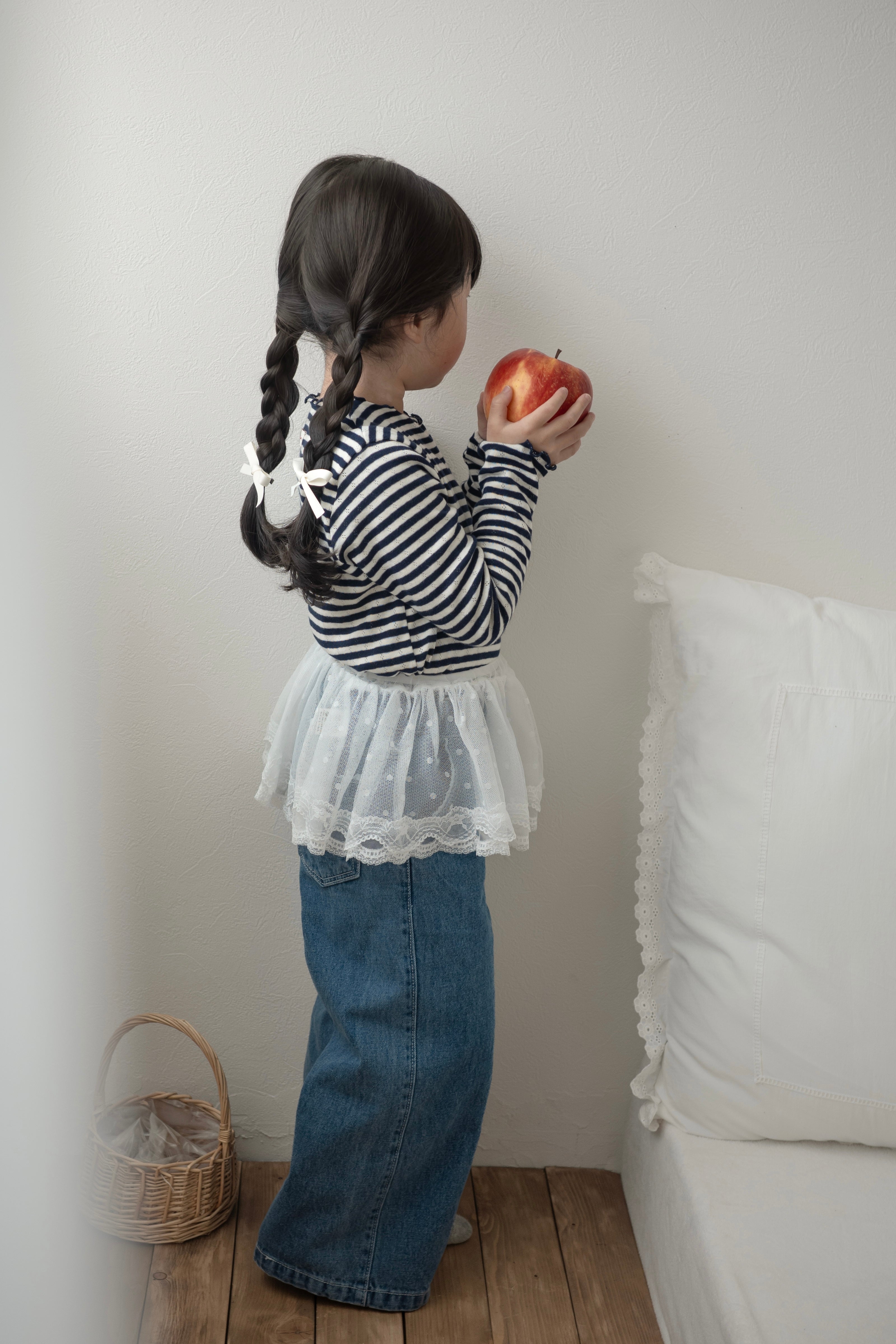 Laura lace denim pants