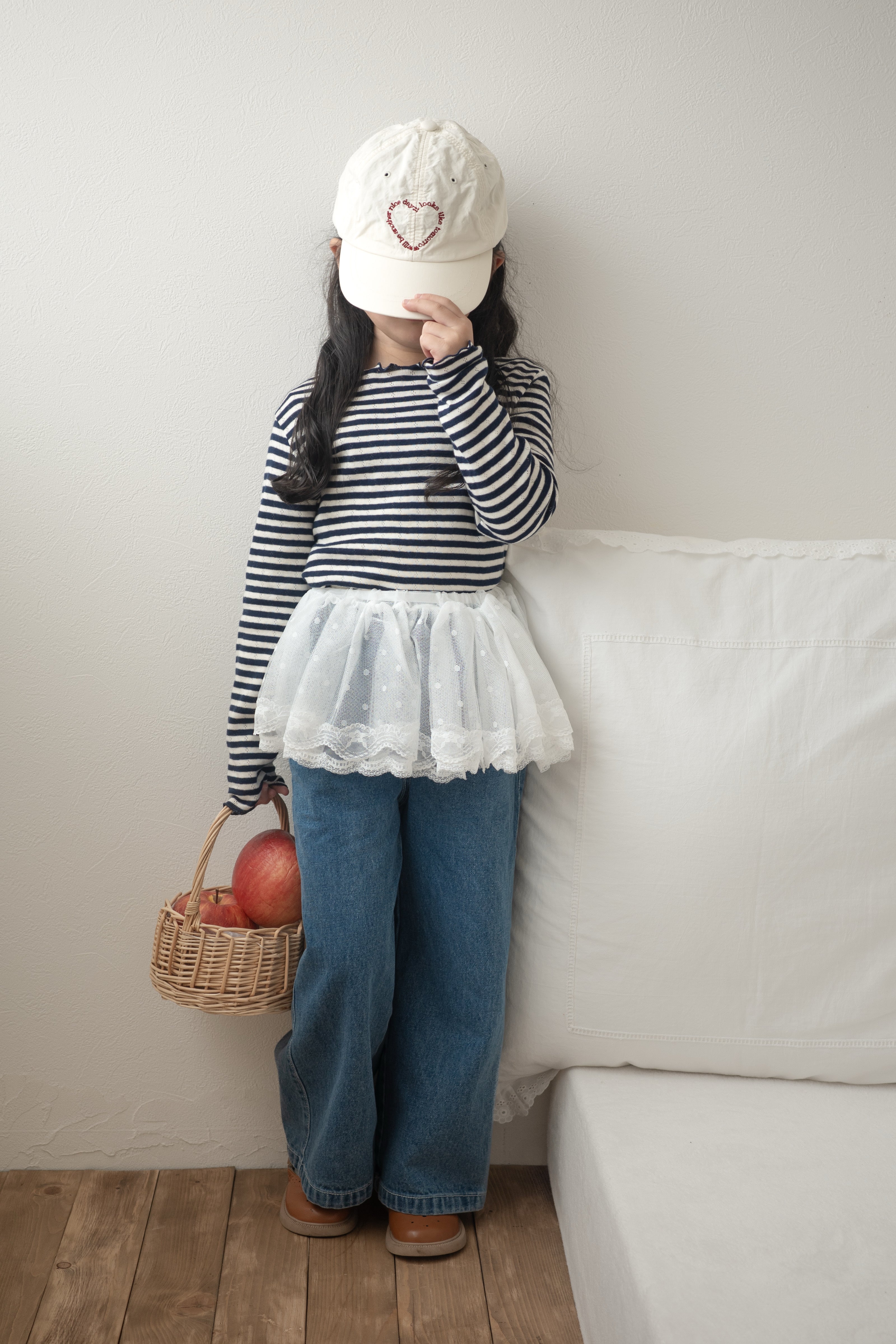 Laura lace denim pants