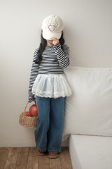 Laura lace denim pants