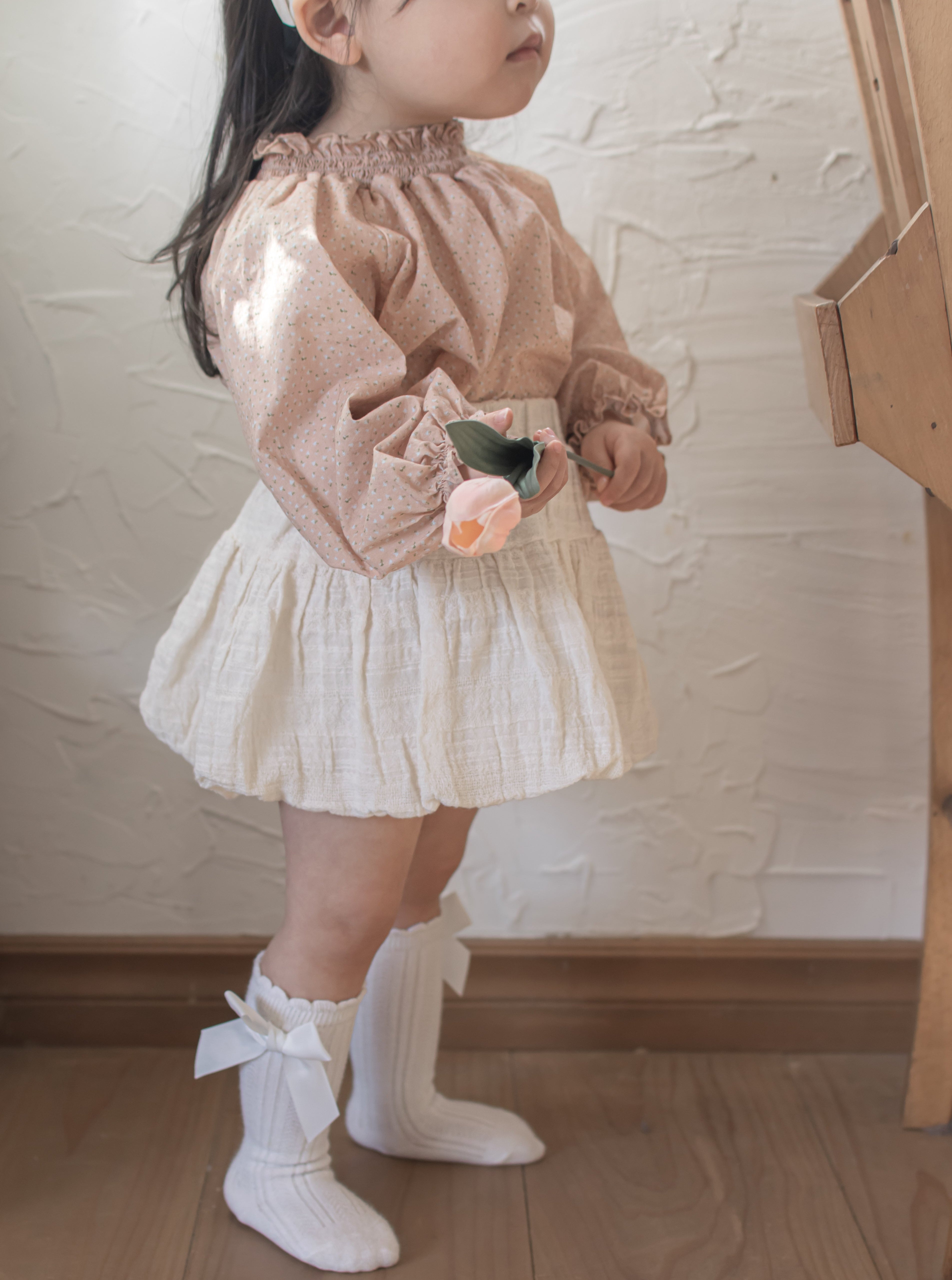 *Noeul.made* Gelato smock blouse