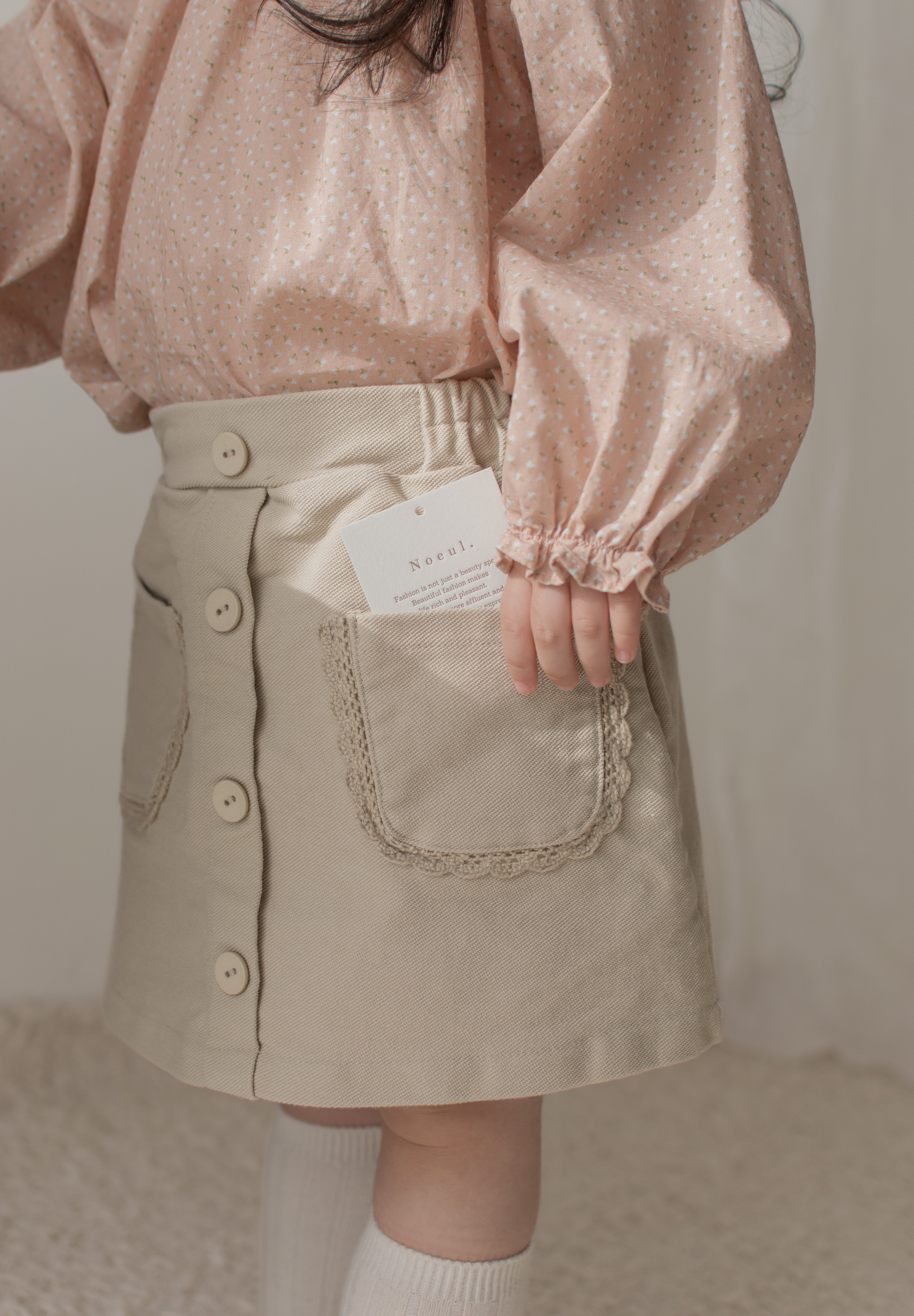 *Noeul.made* Gelato smock blouse