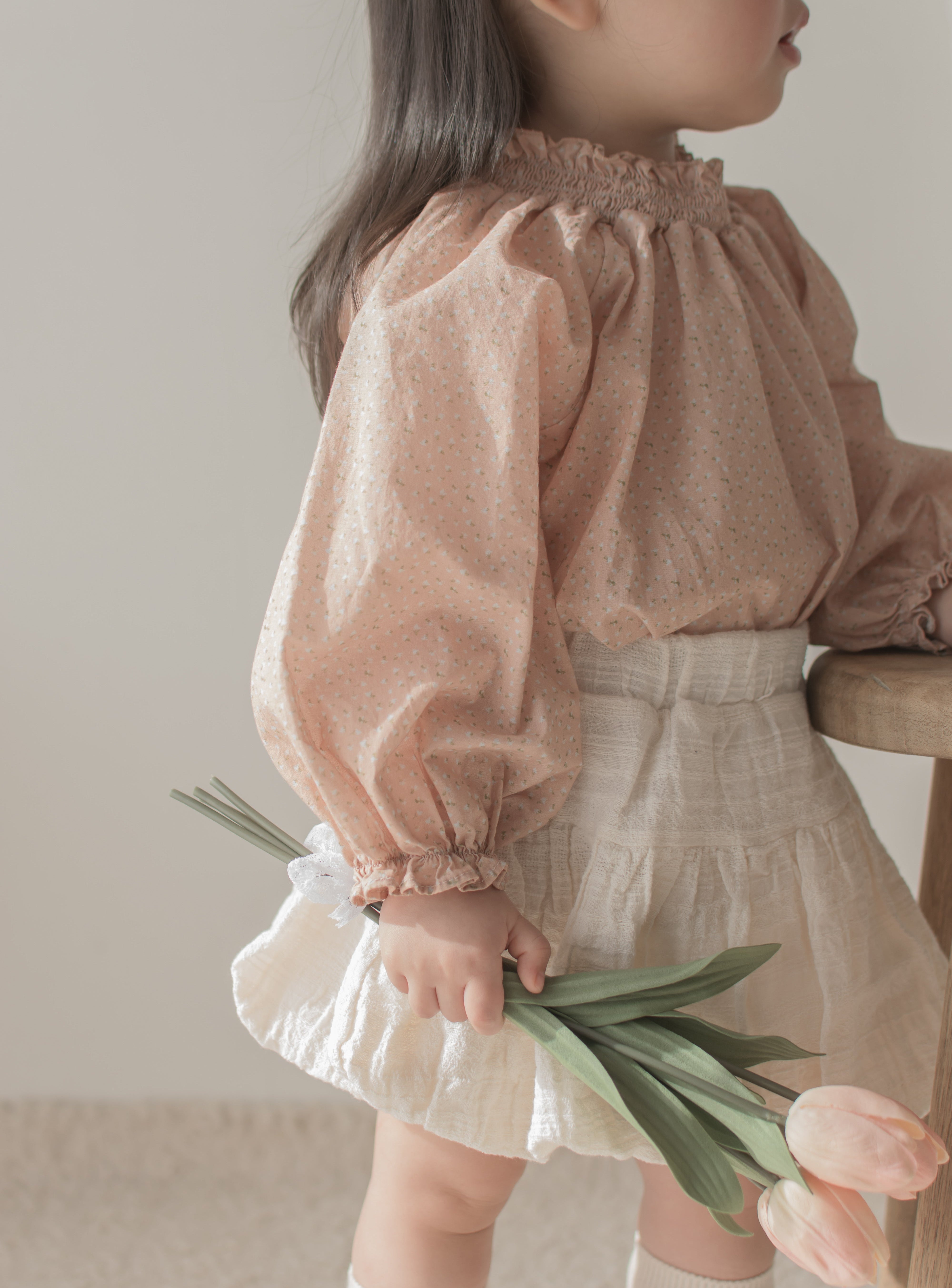 *Noeul.made* Gelato smock blouse
