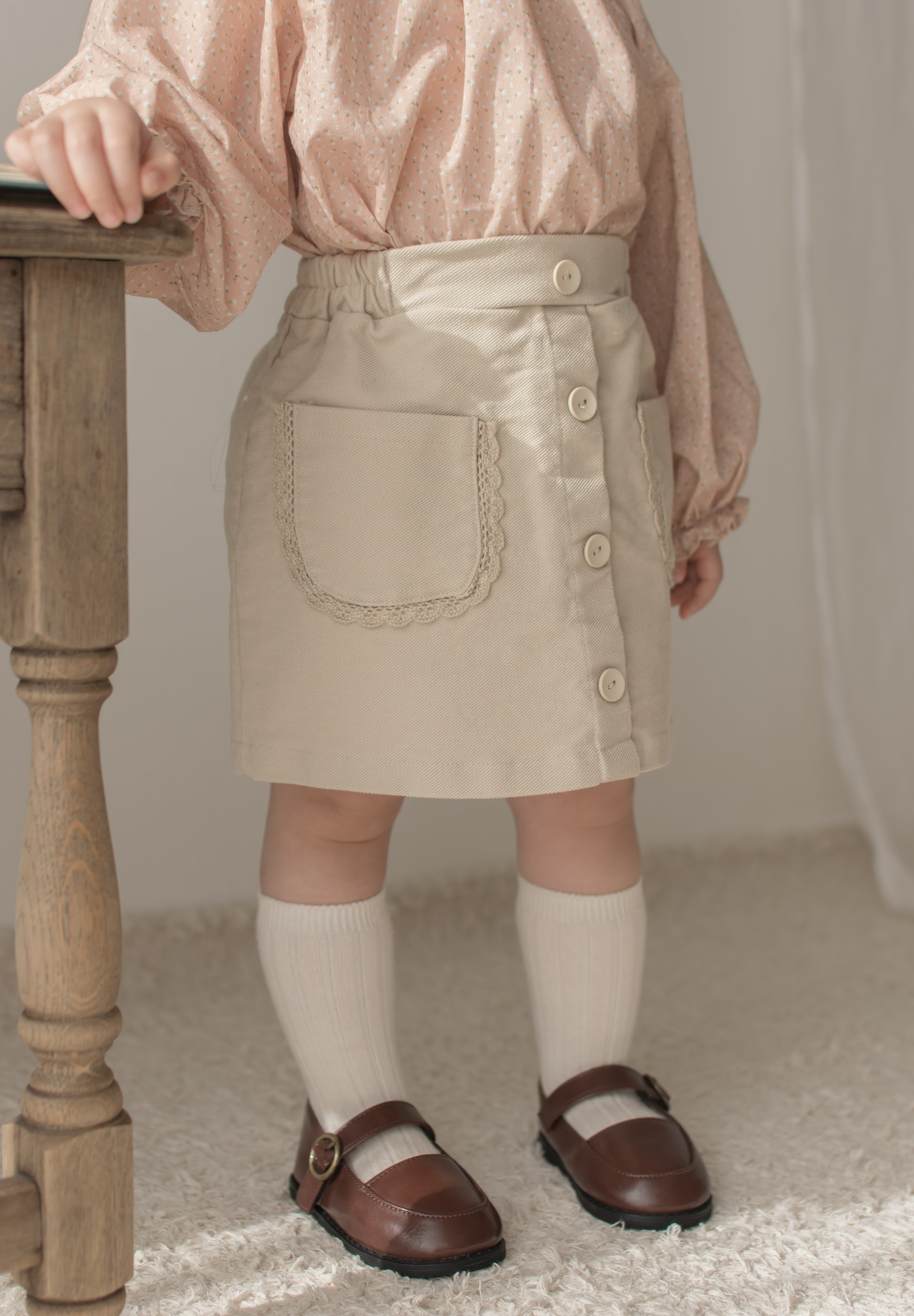 *Noeul.made* Gelato smock blouse