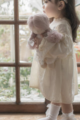 Spring frill one-piece